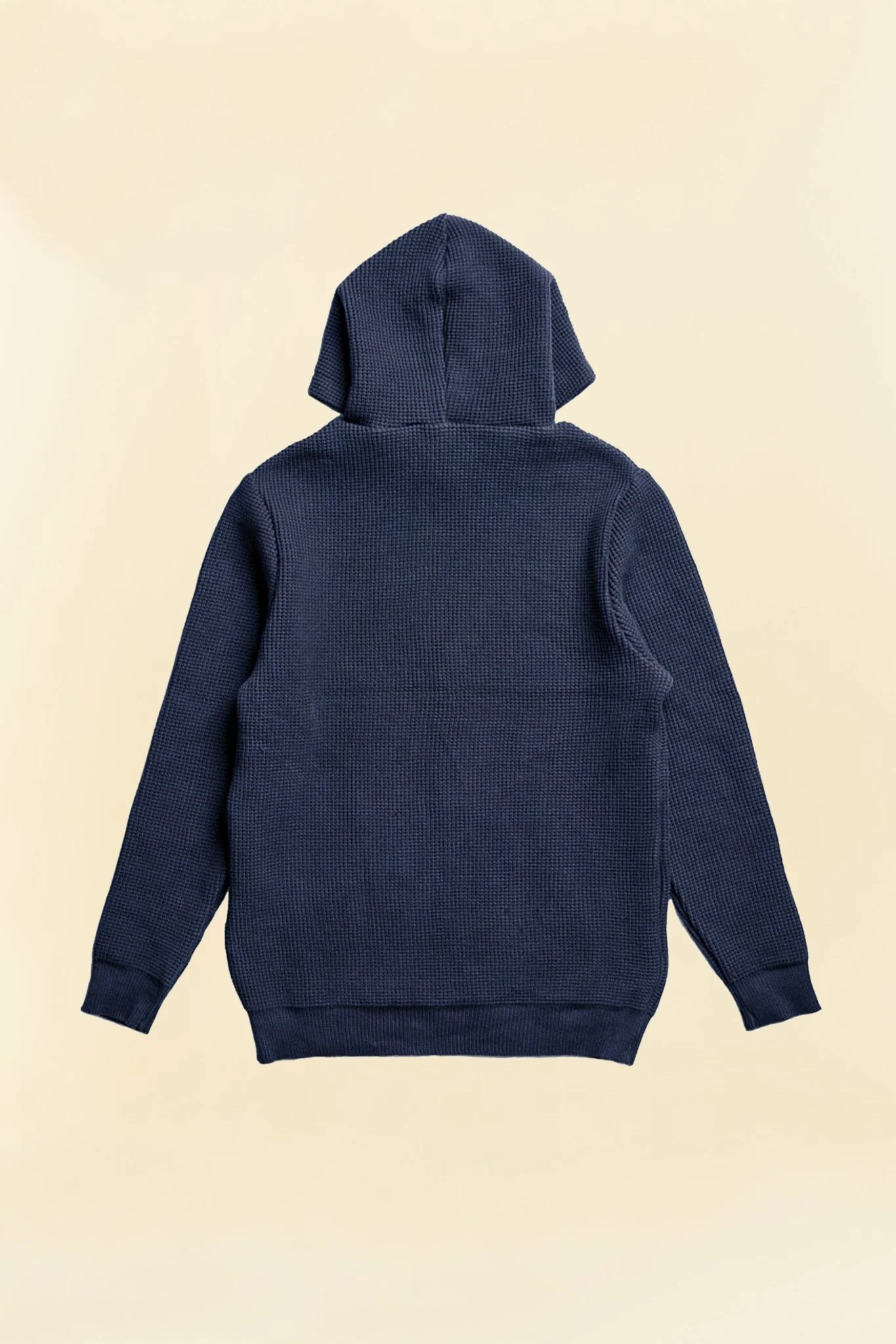 Addict Clothes ACVM Waffle Cotton Knit Hoodie  - Ink Blue - Image 5