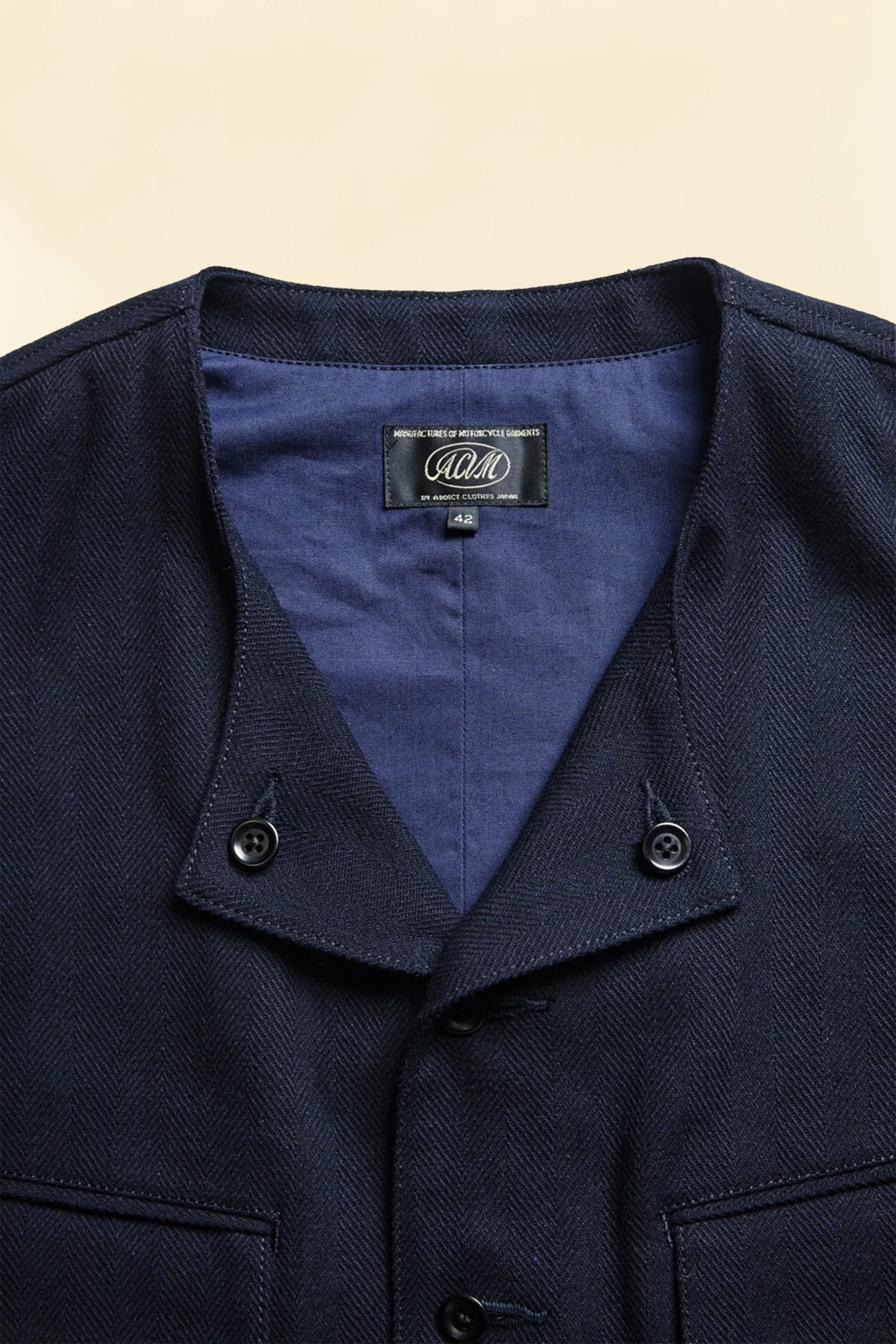 Addict Clothes ACVM Herringbone Vest - Navy - Image 5