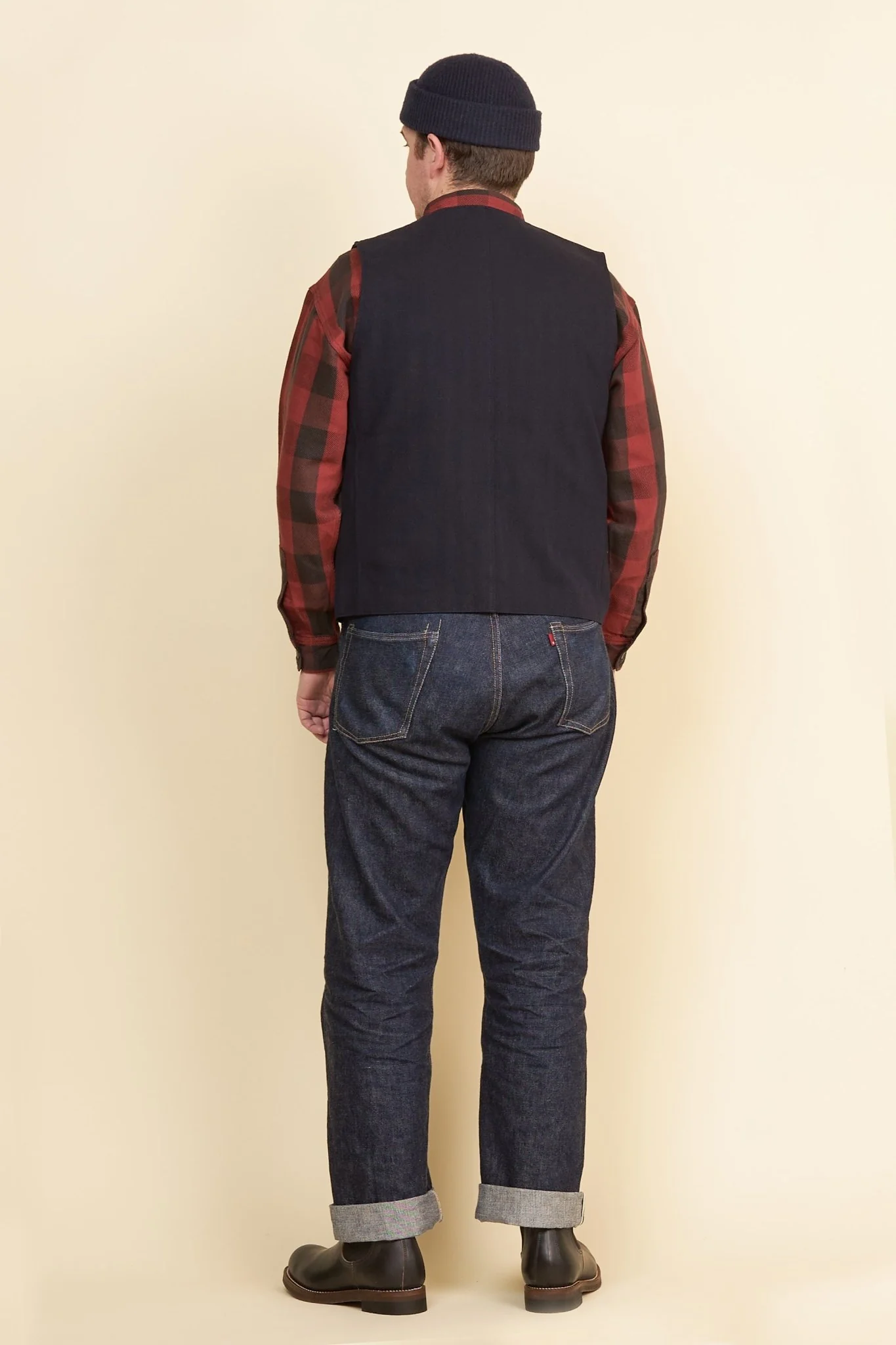 Addict Clothes ACVM Herringbone Vest - Navy - Image 6