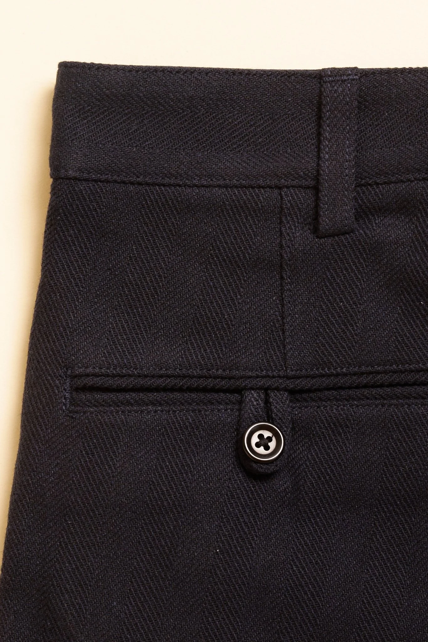 Addict Clothes Herringbone Trousers - Navy - Image 11