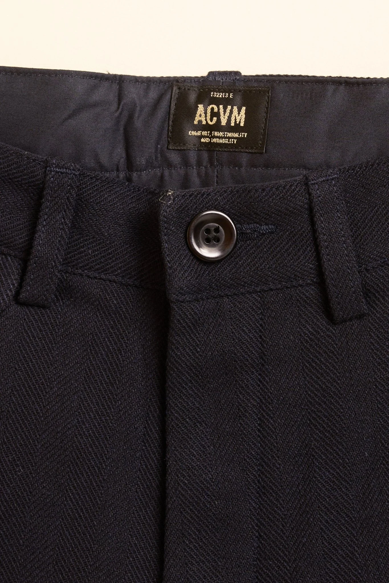 Addict Clothes Herringbone Trousers - Navy - Image 7