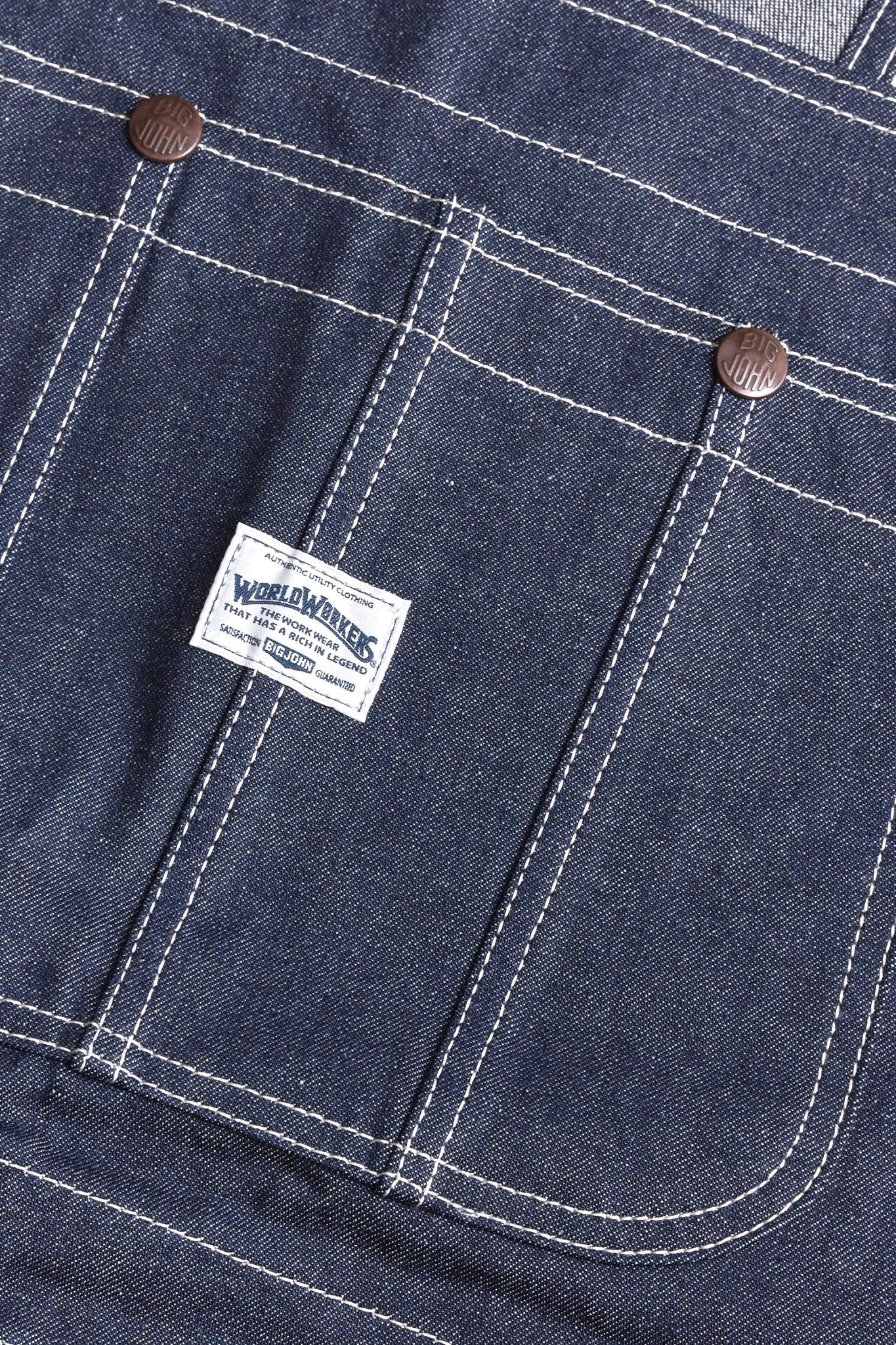 Big John World Workers Overall - Dry Indigo - Image 3
