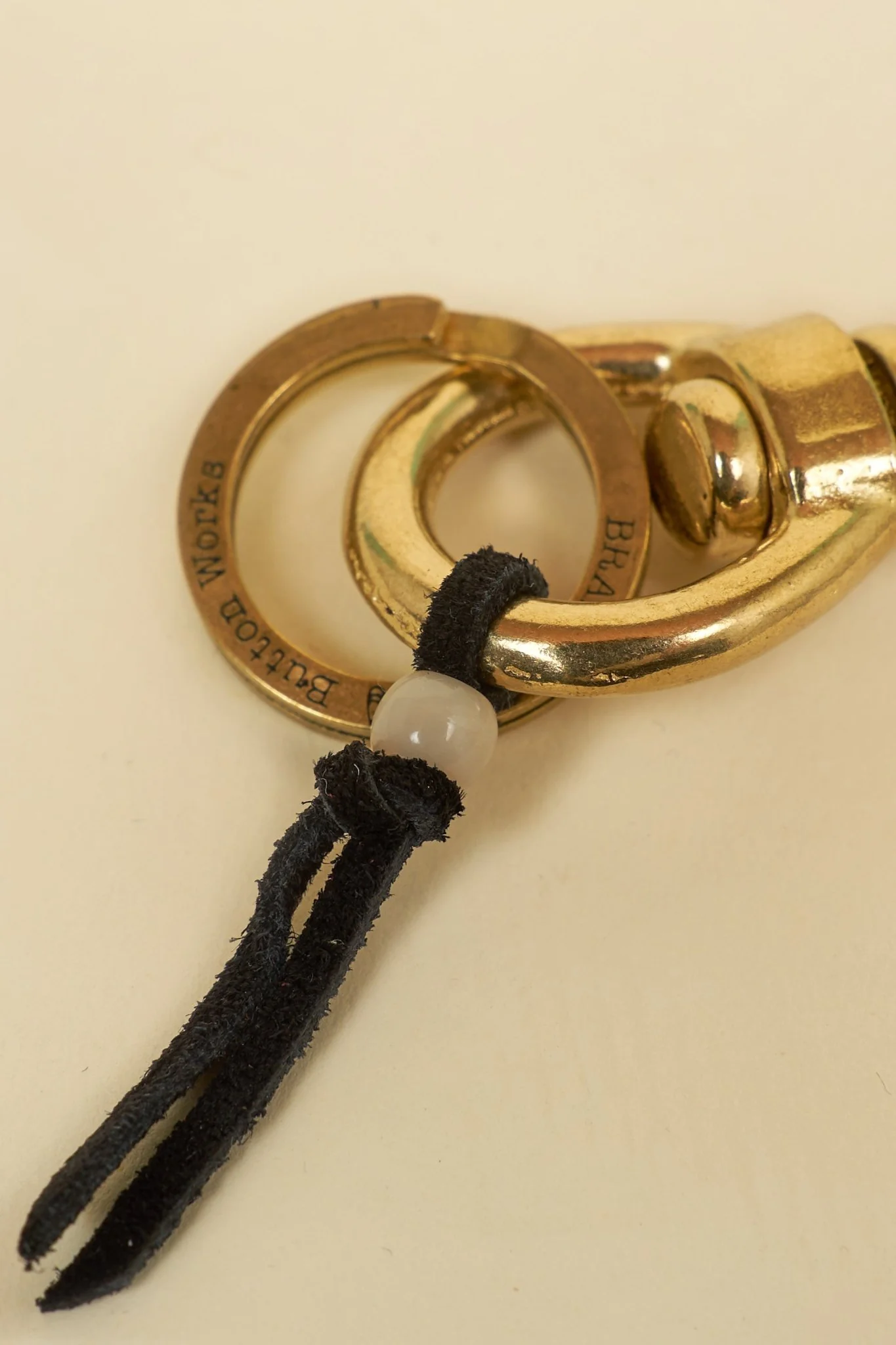 Button Works "Brass Wear" Key Holder - Brass - Image 6