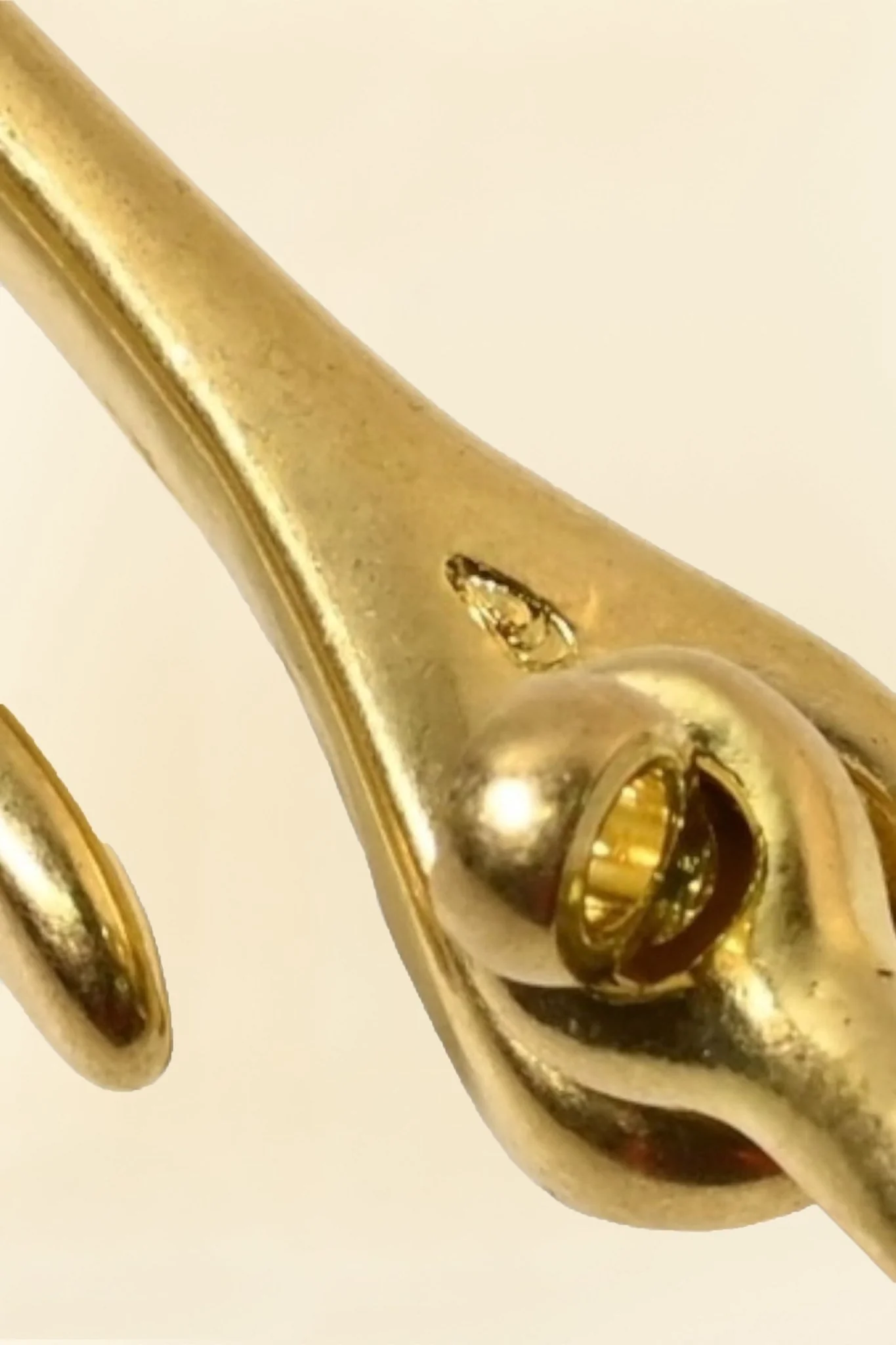 Button Works "Brass Wear" Fish Hook Key Holder - Image 3
