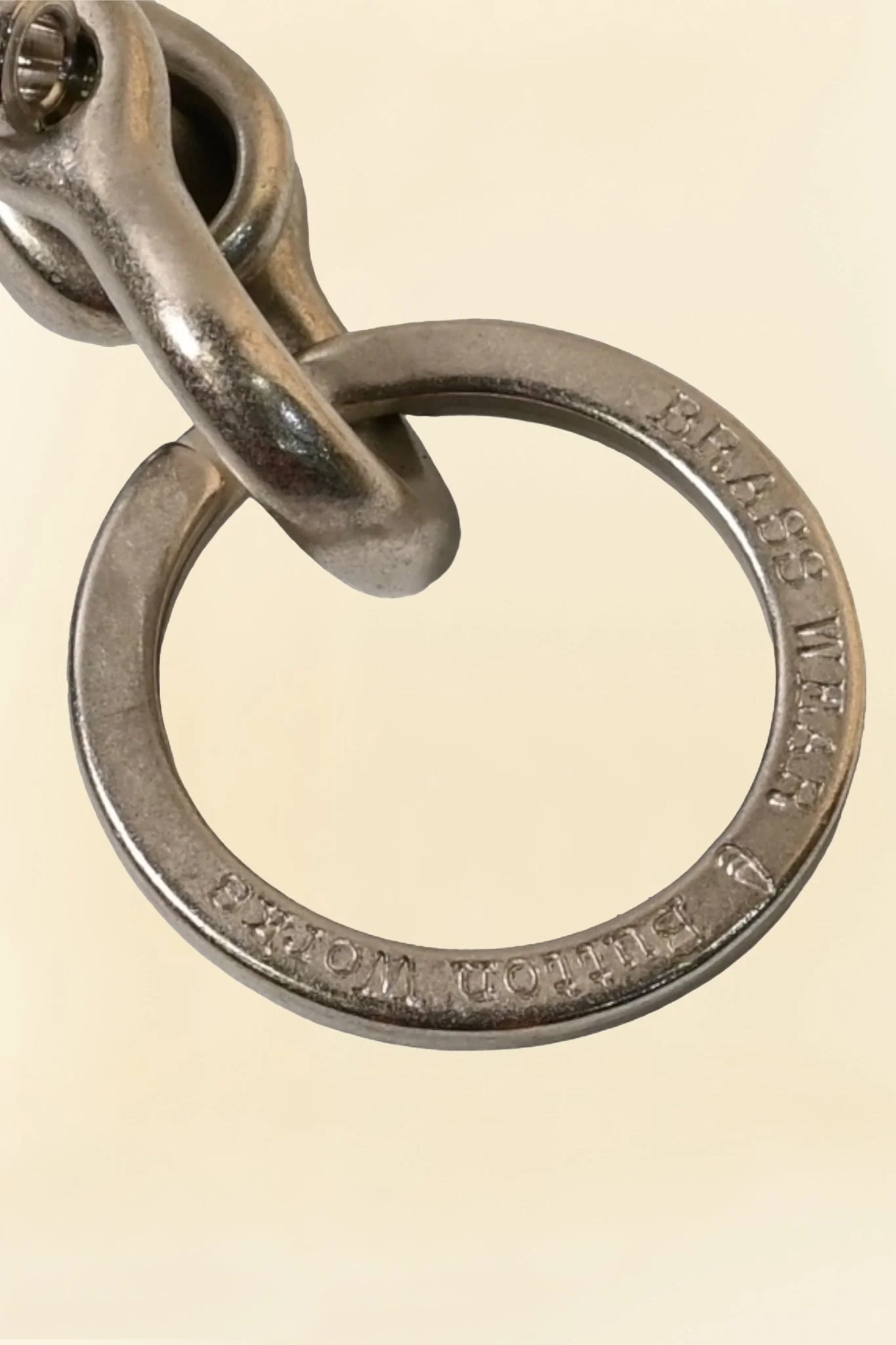 Button Works Nickel Fish Hook Key Holder - Image 2