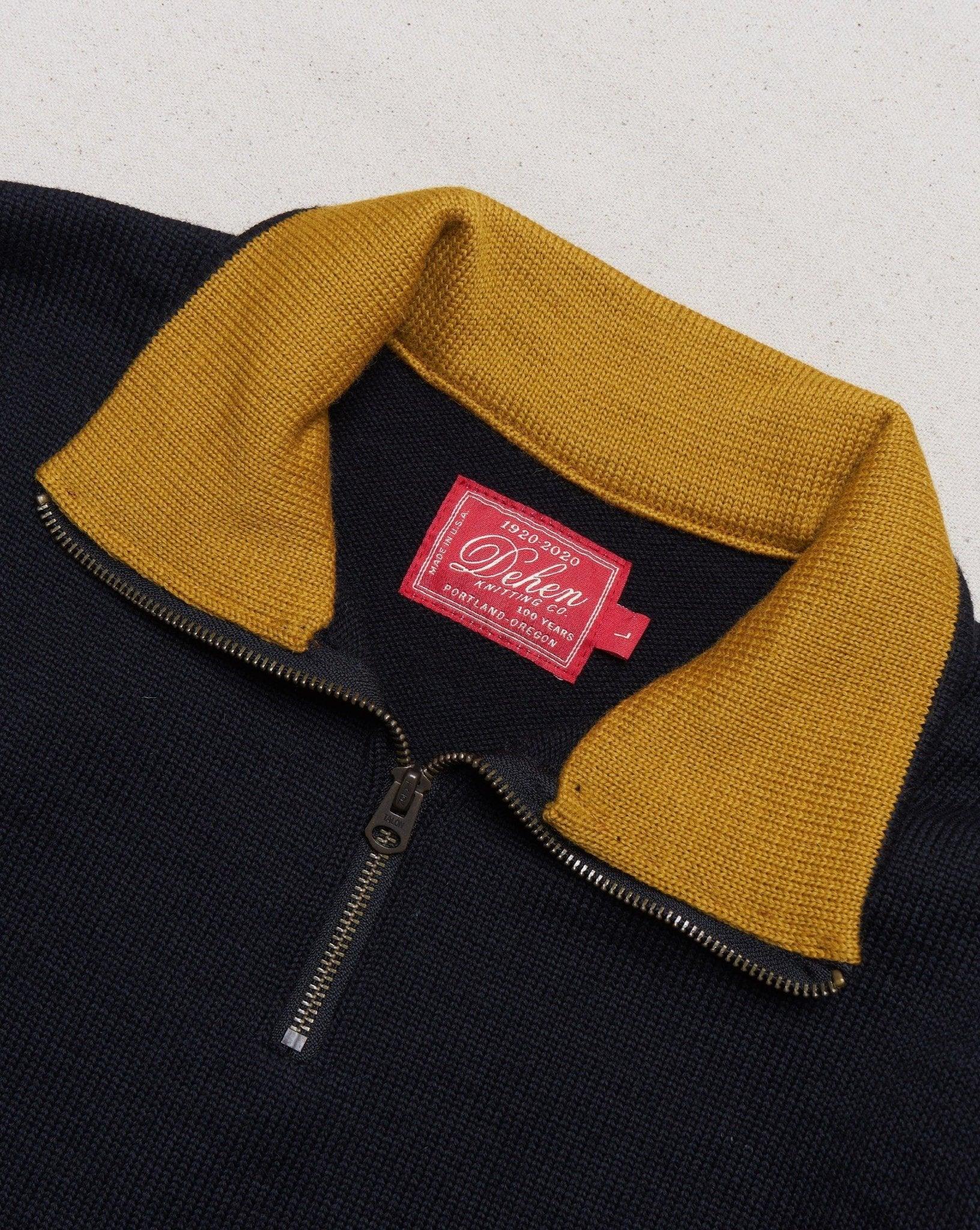 Dehen Motorcycle Sweater - Black / Gold - Image 4