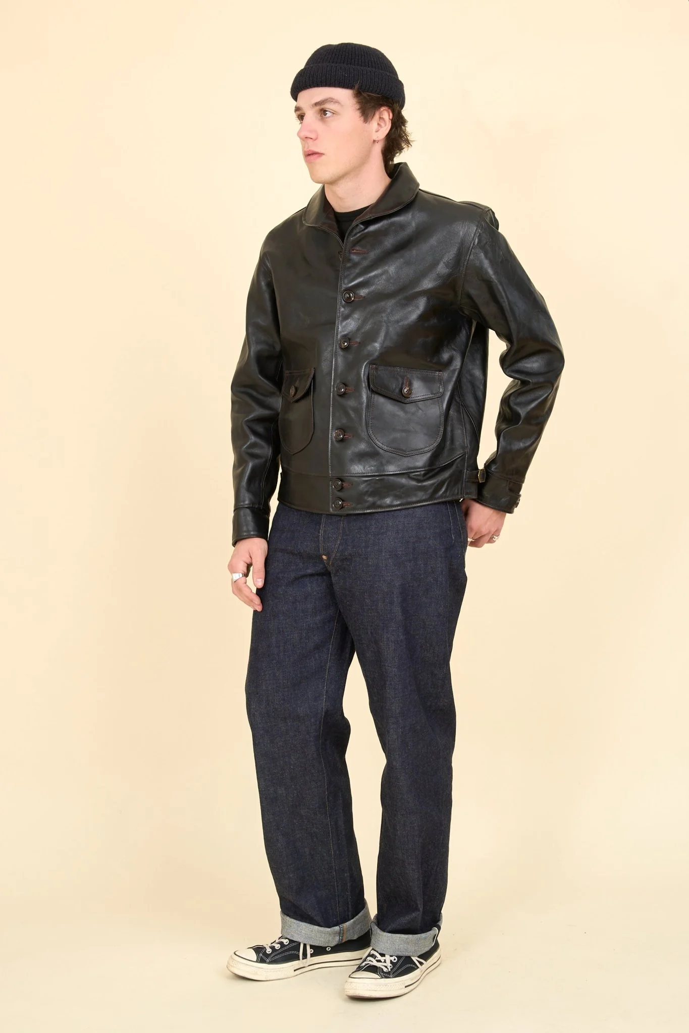 Double Helix Classic 1920's Jacket - Black - Image 4