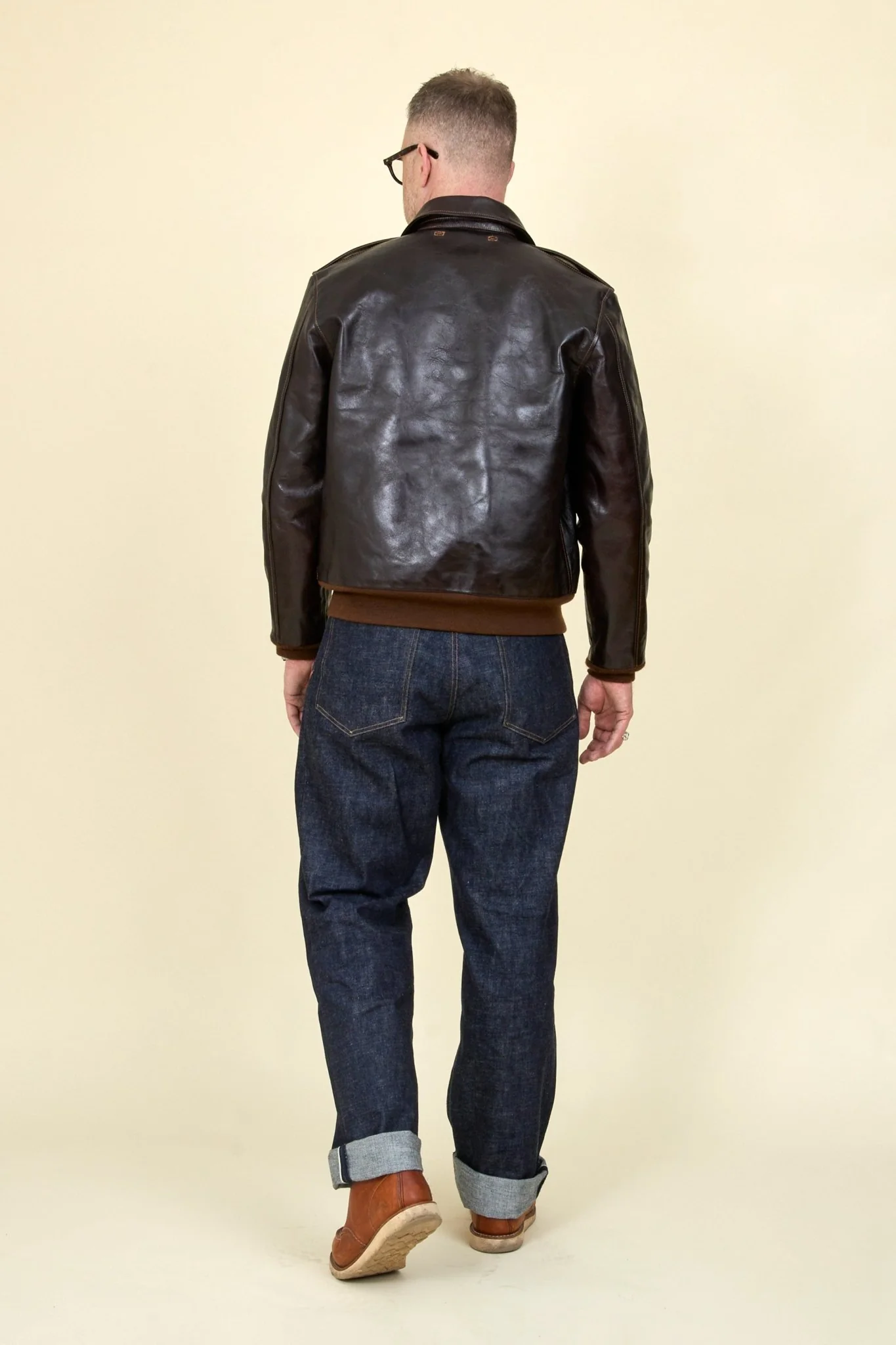 Double Helix 'Type A-2' Horsehide Leather Jacket - Image 5