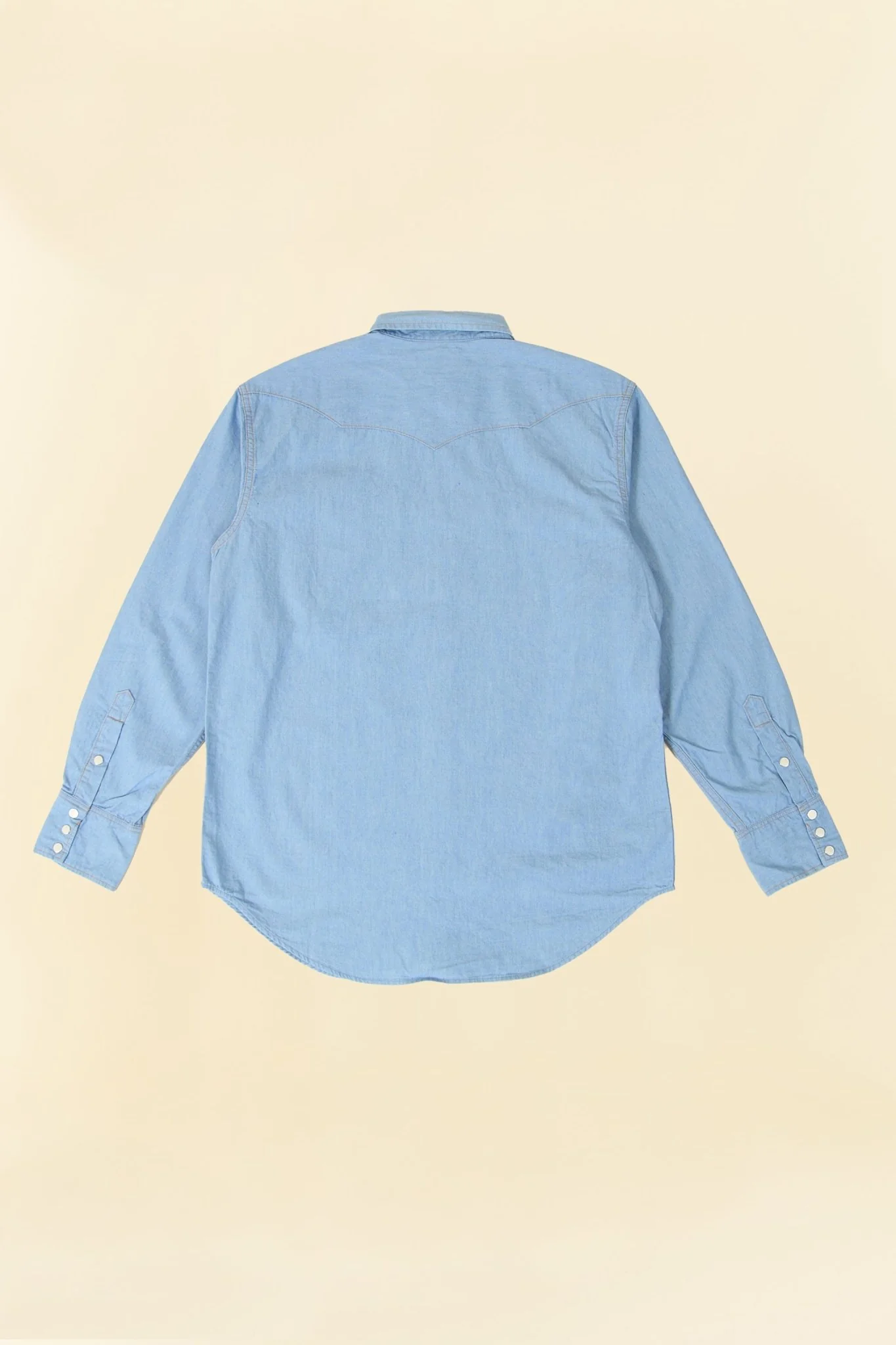 Dubble Works Lot. 43001 Western Shirt - Sax Blue - Image 8