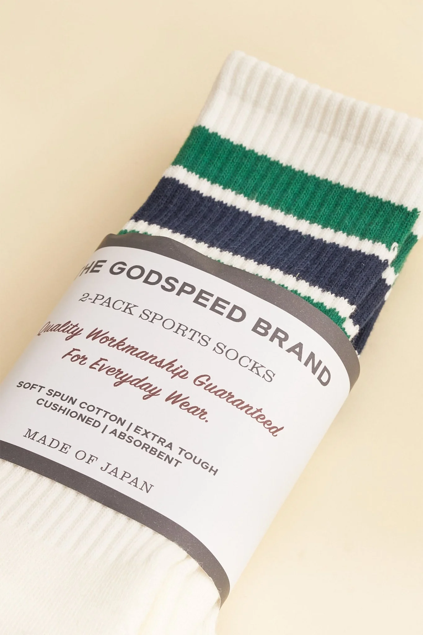 Godspeed 2-Pack Sports Socks - Green - Image 2
