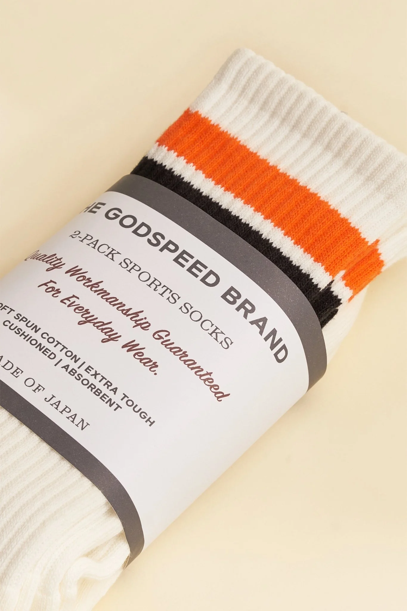 Godspeed 2-Pack Sports Socks - Orange - Image 2