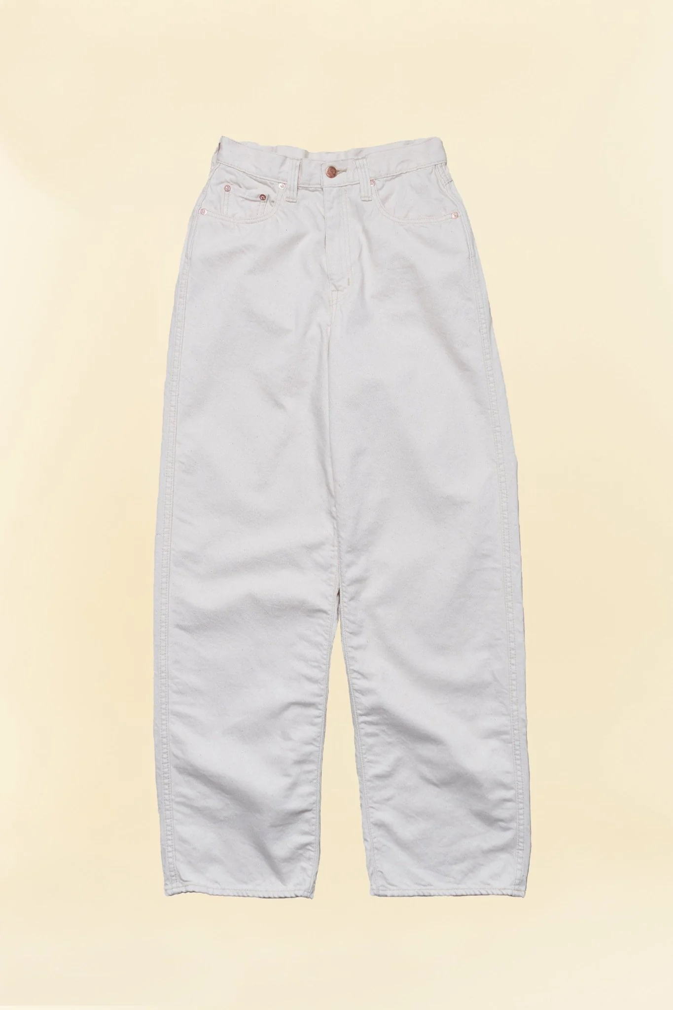 Godspeed 1934W 'Cloudkicker' Women's High-Rise Wide Leg Denim - Natural - Image 9