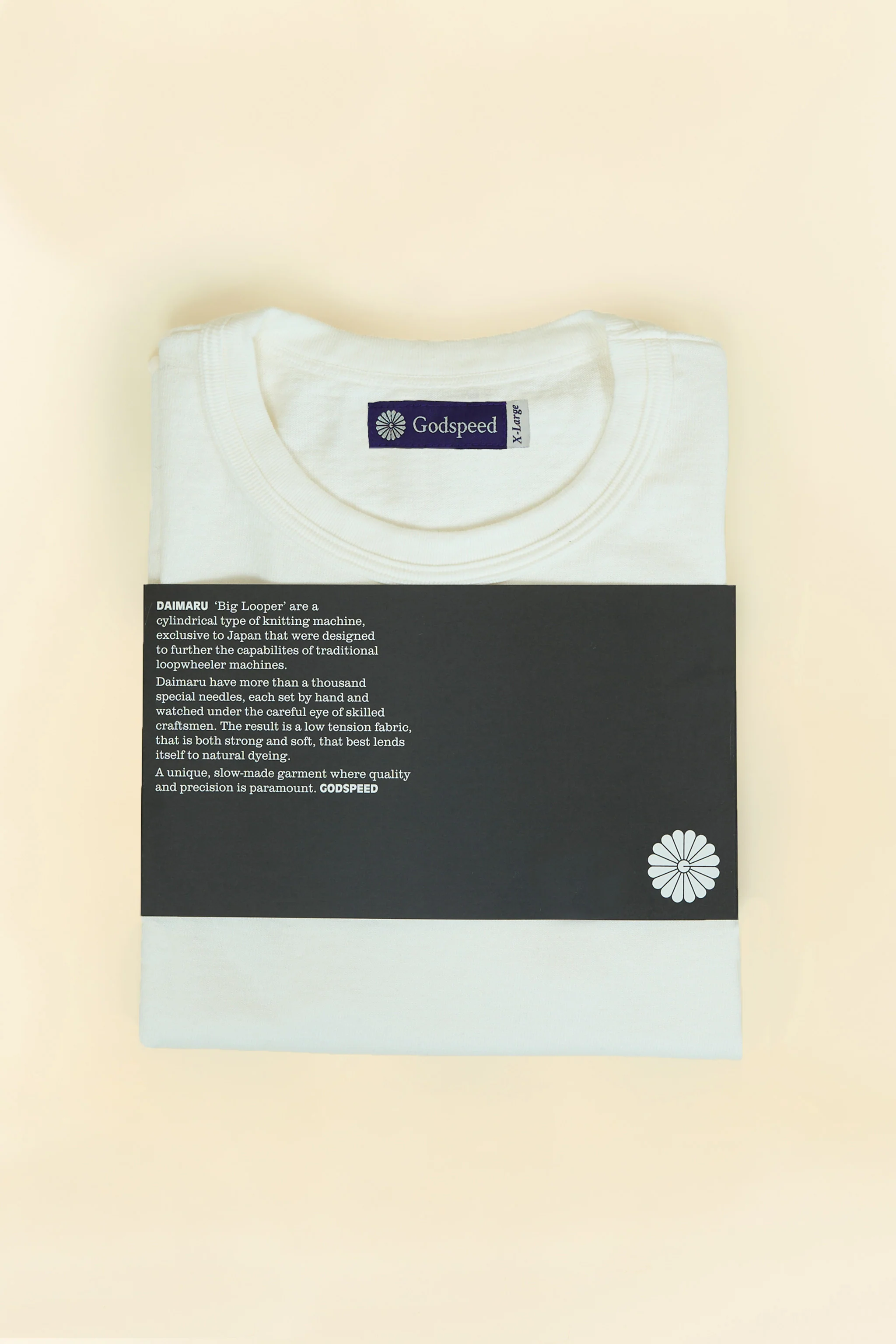 Godspeed Heavyweight Loopwheel 10oz T-Shirt - Natural