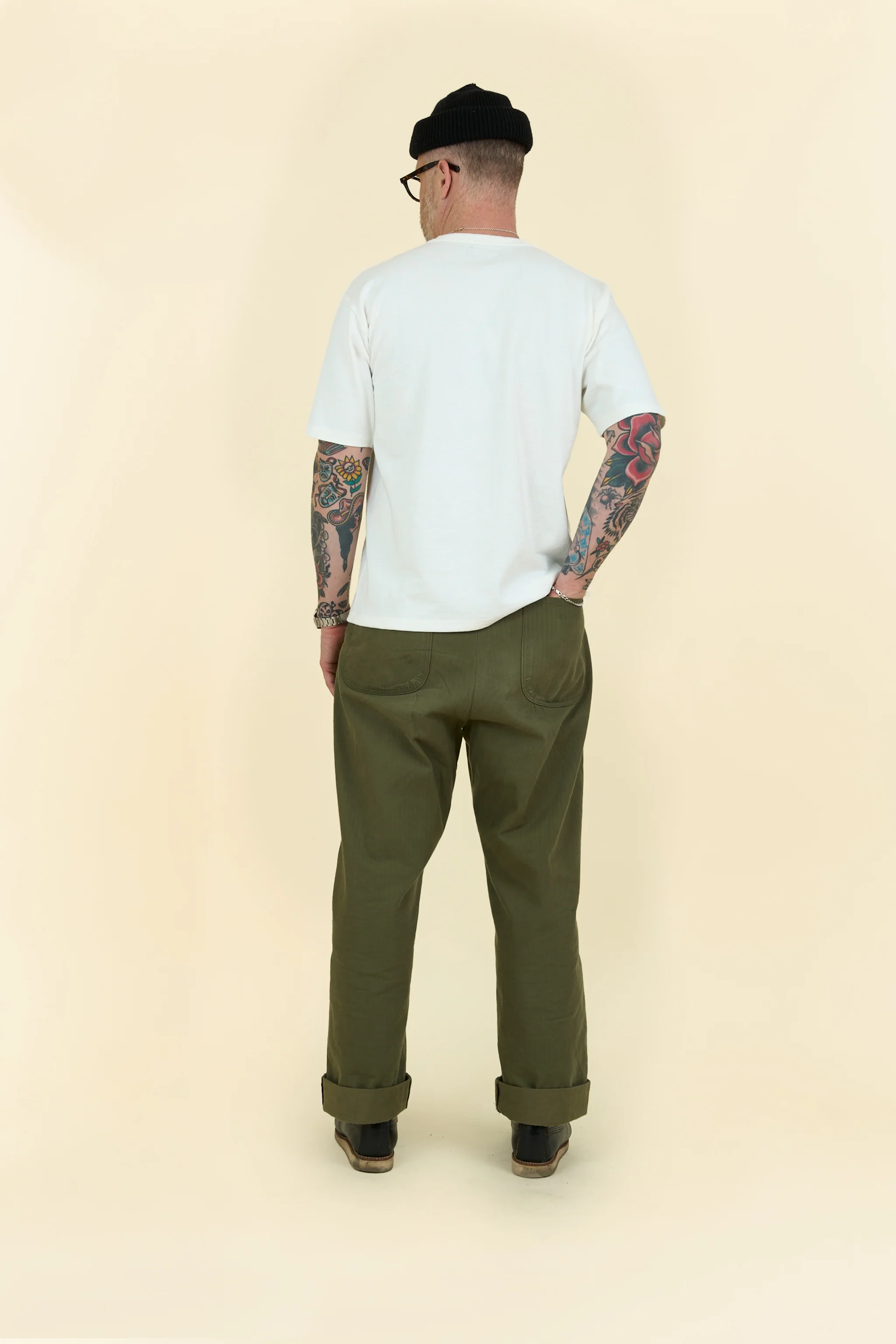 Godspeed Heavyweight Loopwheel 10oz T-Shirt - Natural - Image 4