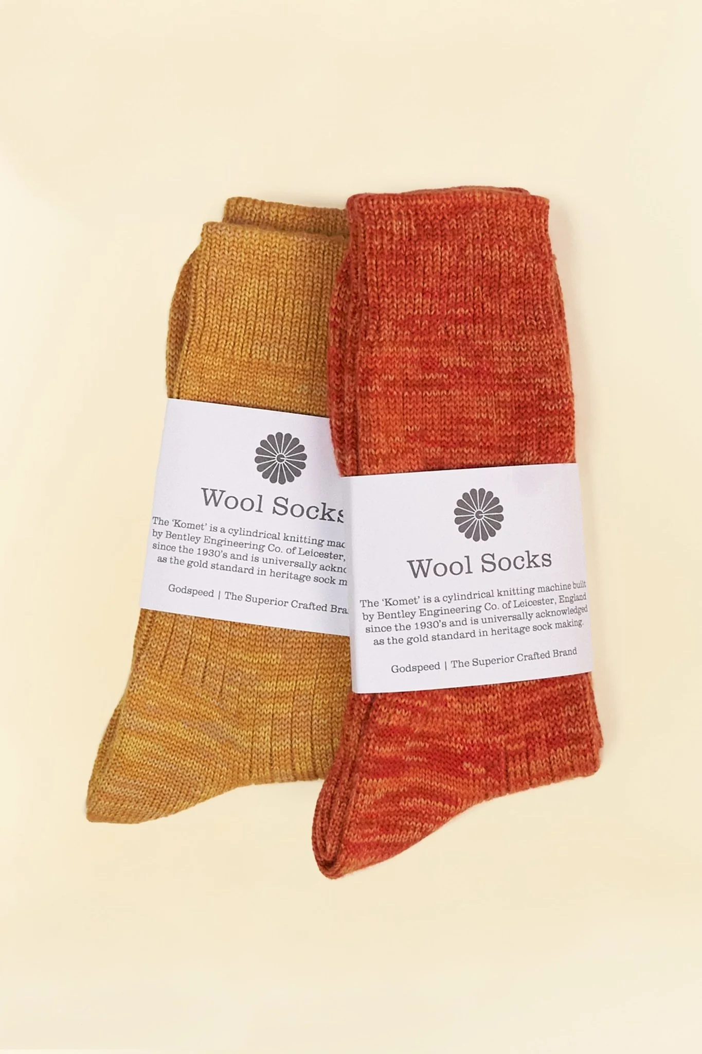 Godspeed Merino Wool Socks - Honey - Image 4