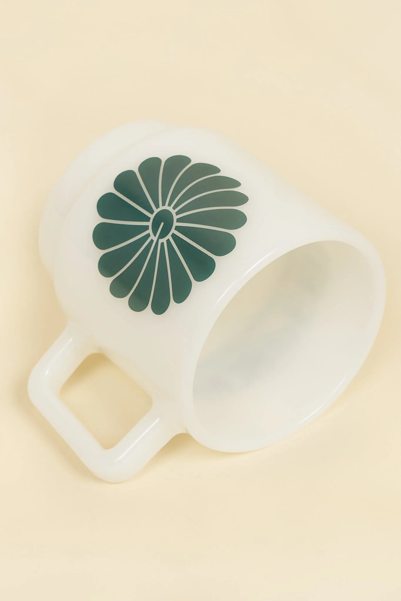Godspeed Milk Glass 'Perseverance' Stacking Mug - Green - Image 4