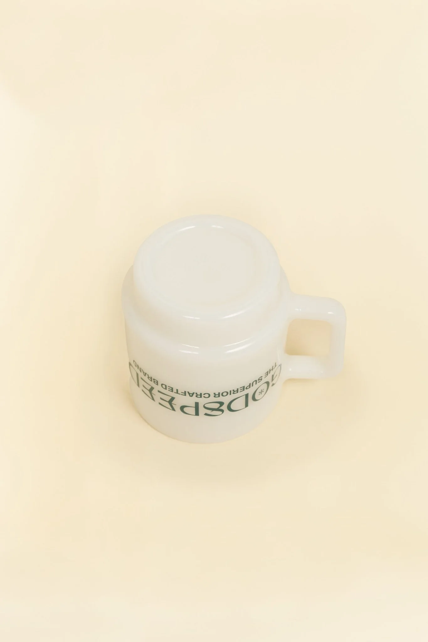 Godspeed Milk Glass 'Perseverance' Stacking Mug - Green - Image 5