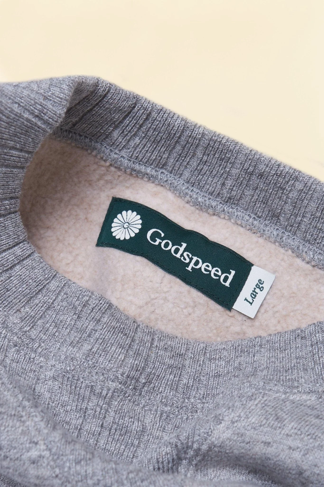 Godspeed Tsuriami Loopwheel Cotton Sweatshirt - Grey - Image 3