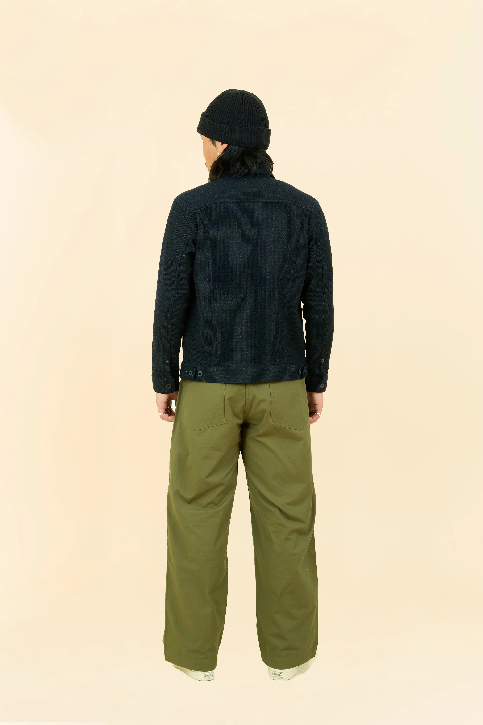 Japan Blue Sashiko Type 2 Jacket - Black - Image 4