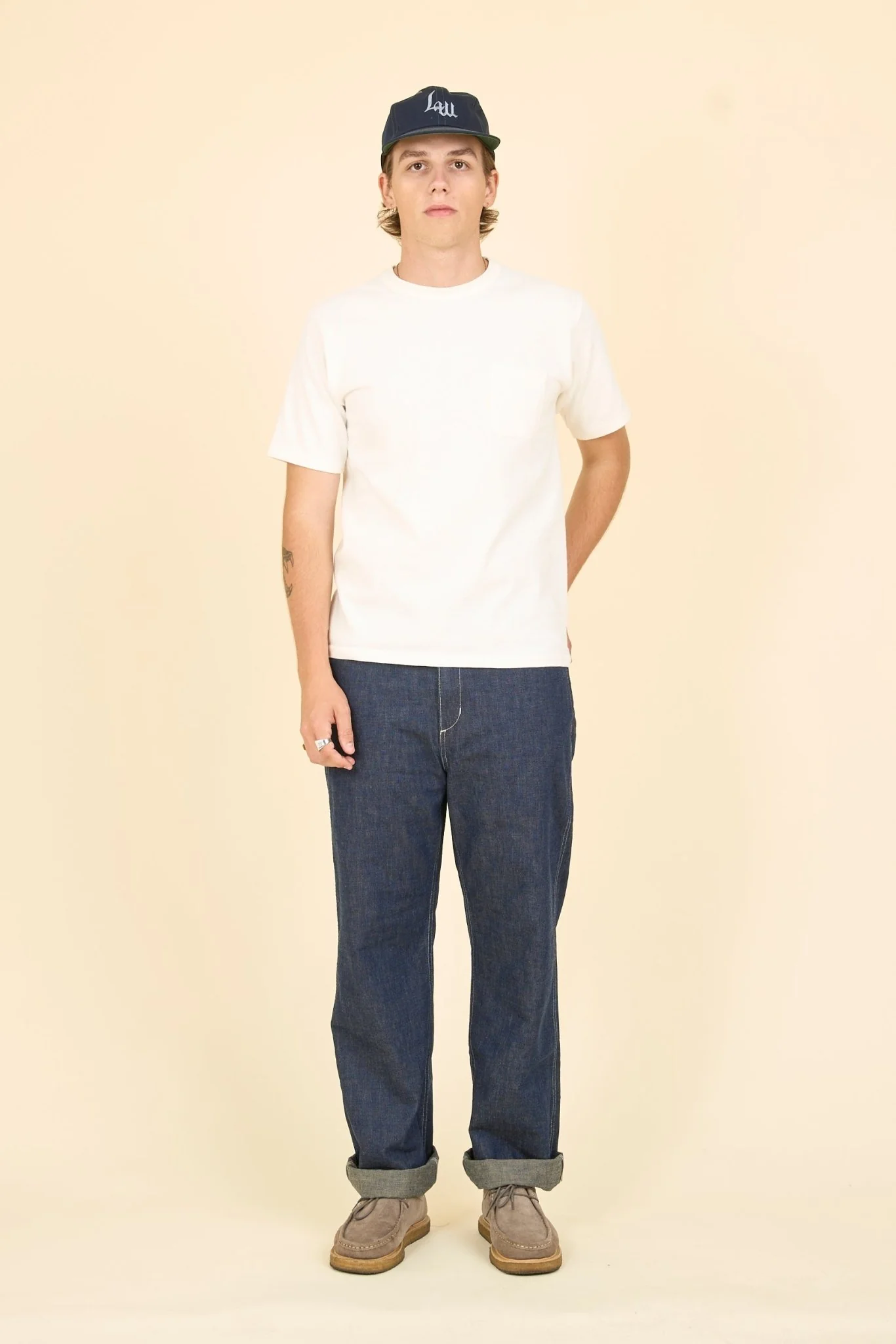 Japan Blue Wide Carpenter Pants - 10oz Denim - Image 2