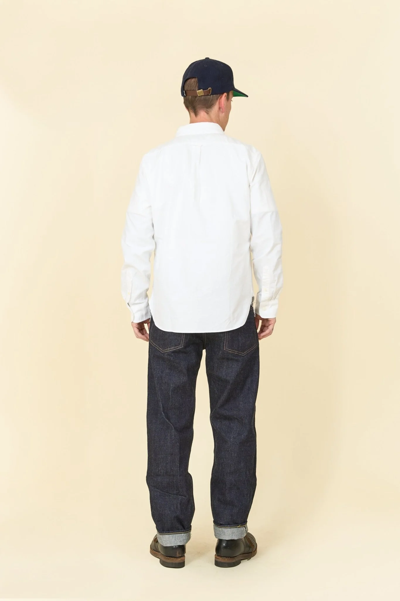 Pherrow's Button Down Oxford Shirt - White - Image 6