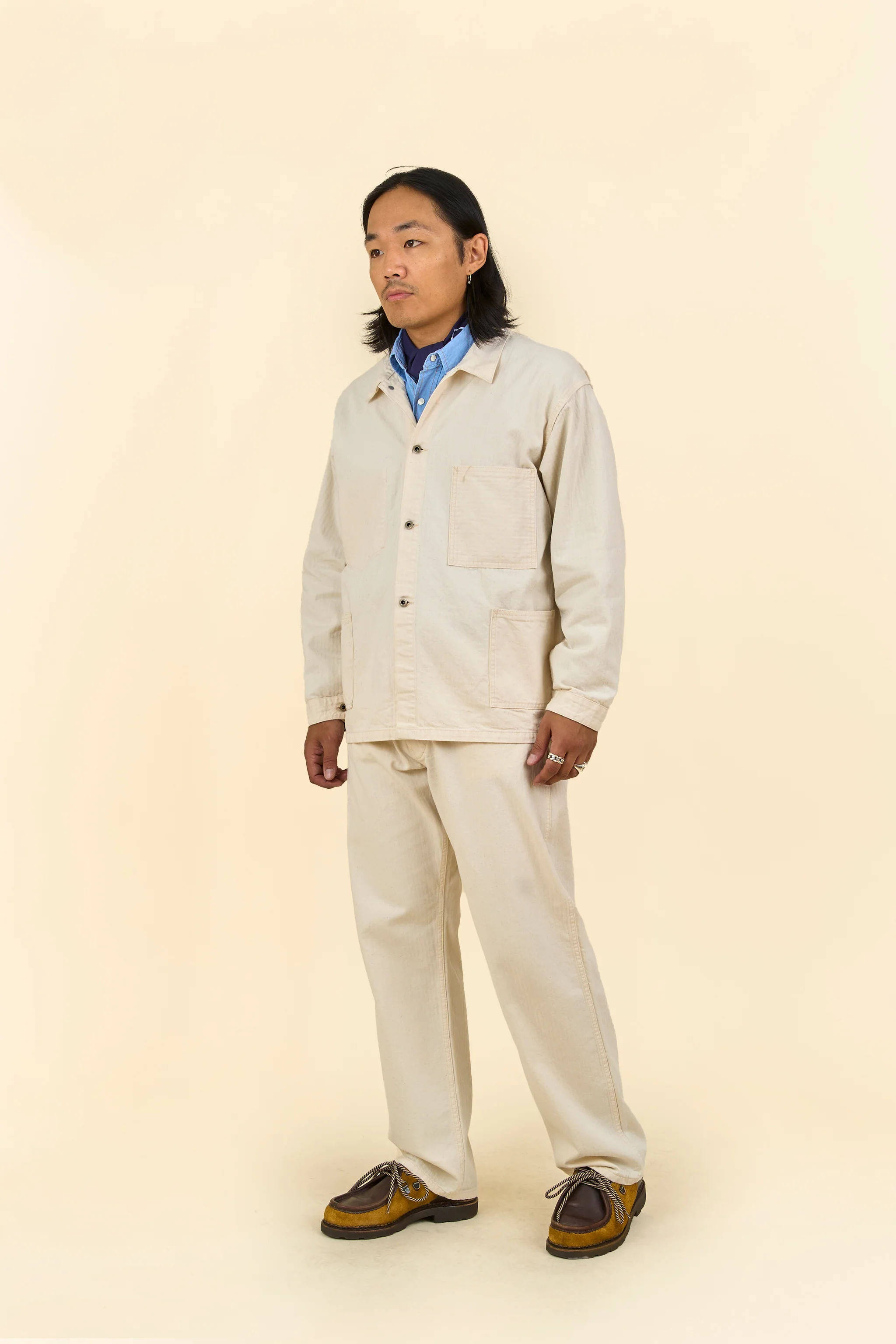 POST O'ALLS USMC 1930s Utility Jacket - Natural - Image 5