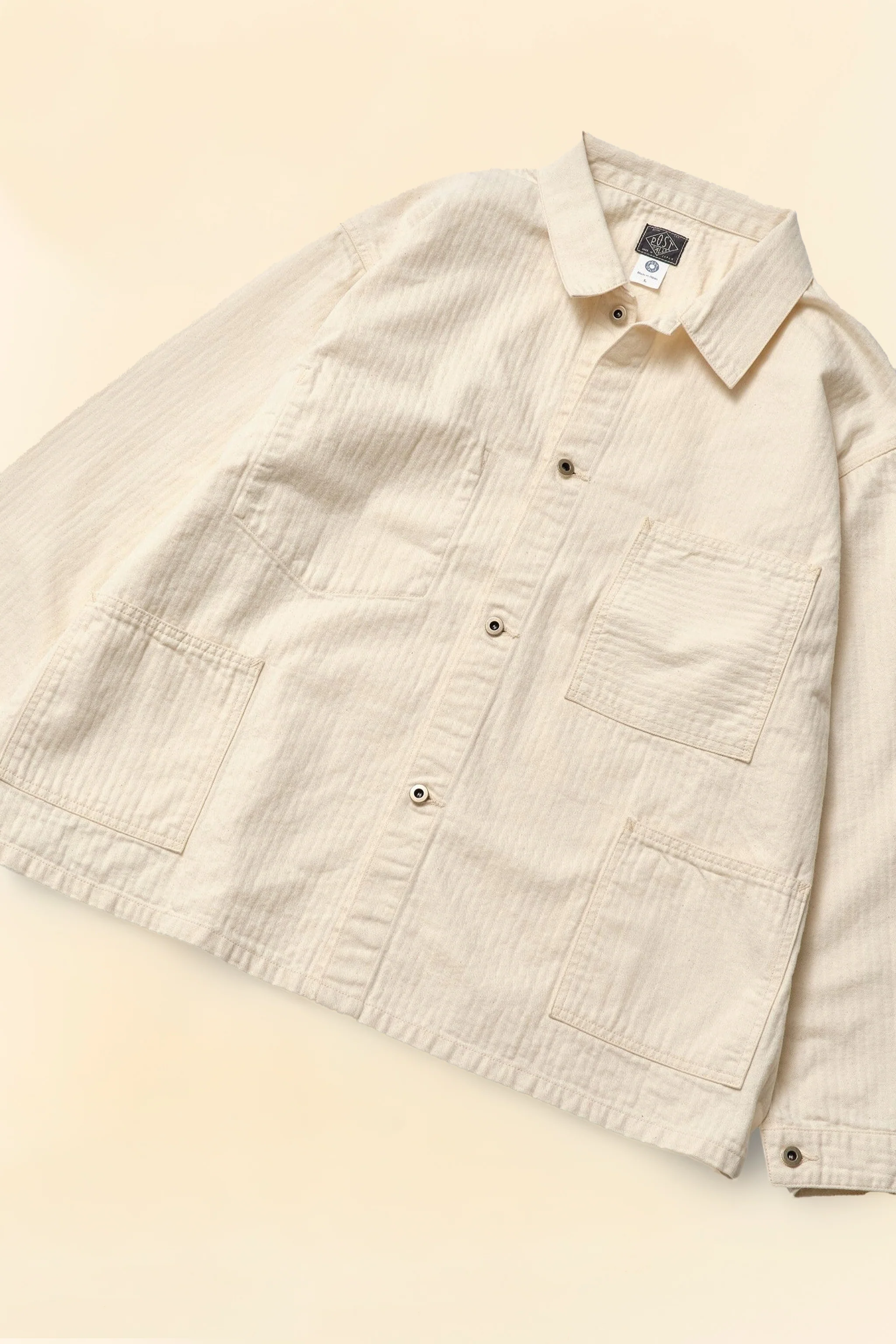 POST O'ALLS USMC 1930s Utility Jacket - Natural - Image 6