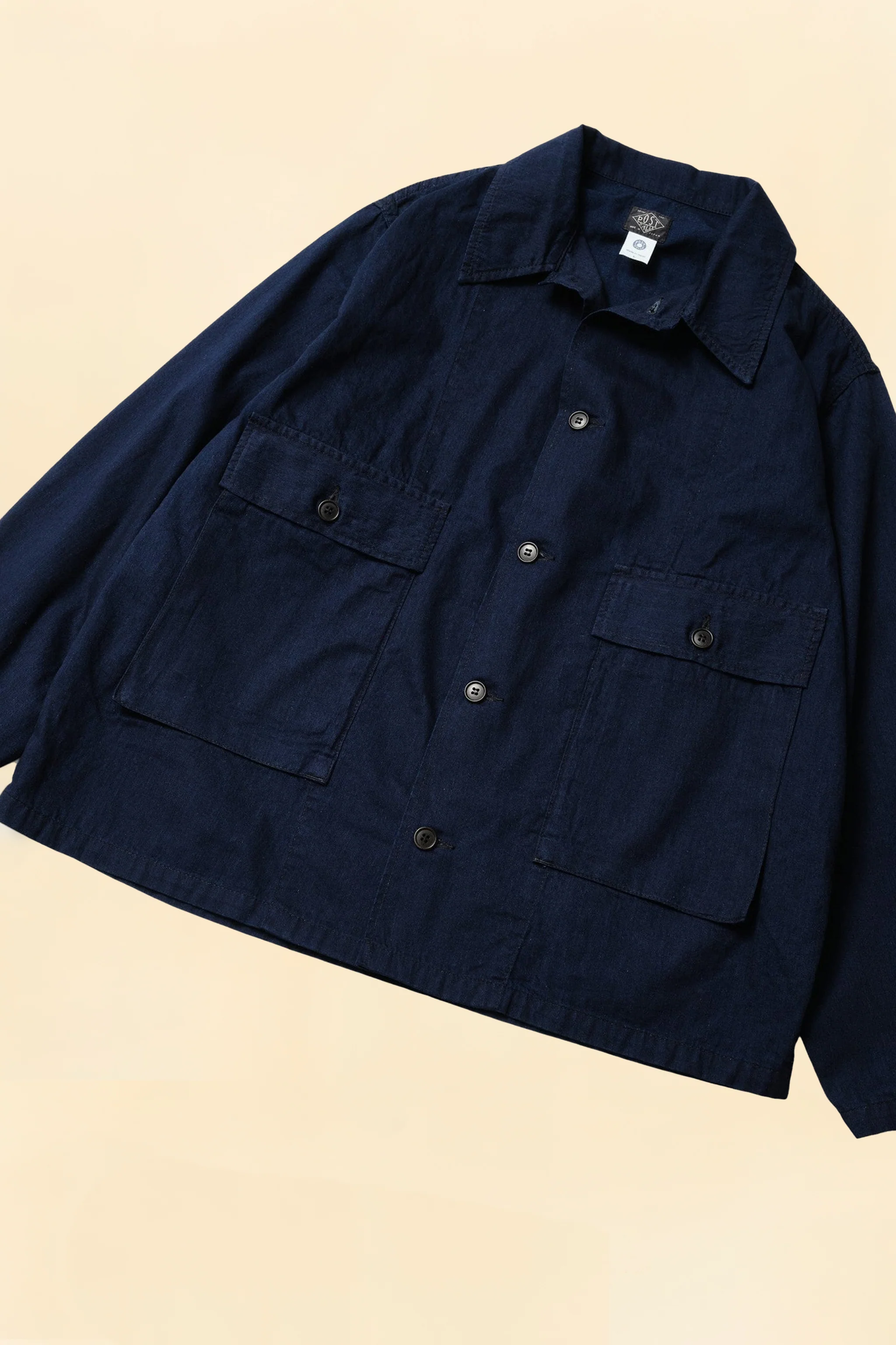 POST O'ALLS Walkabout Jacket - Vintage Twill Indigo - Image 7