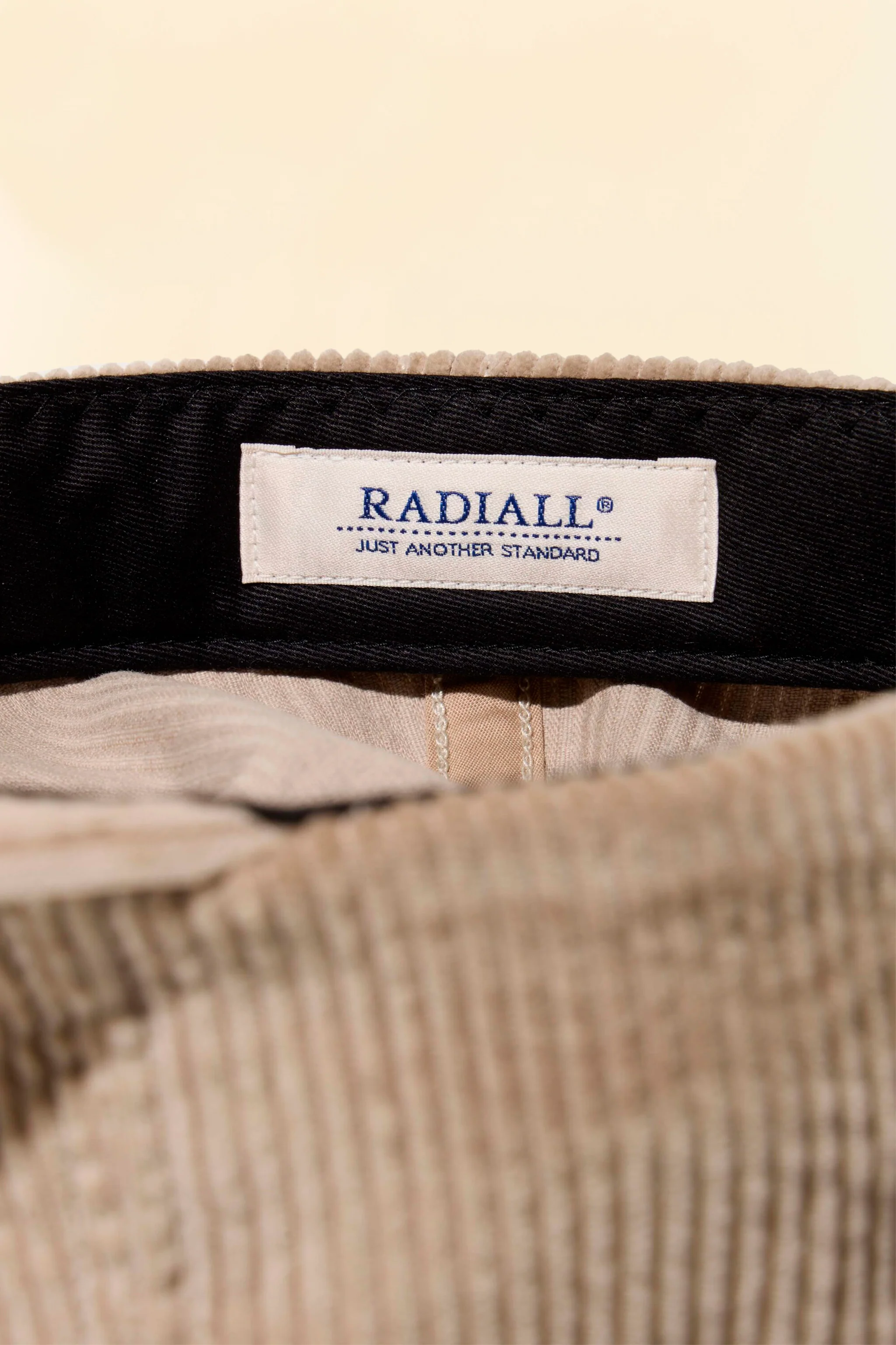Radiall Bricks Corduroy Cap - Taupe - Image 2