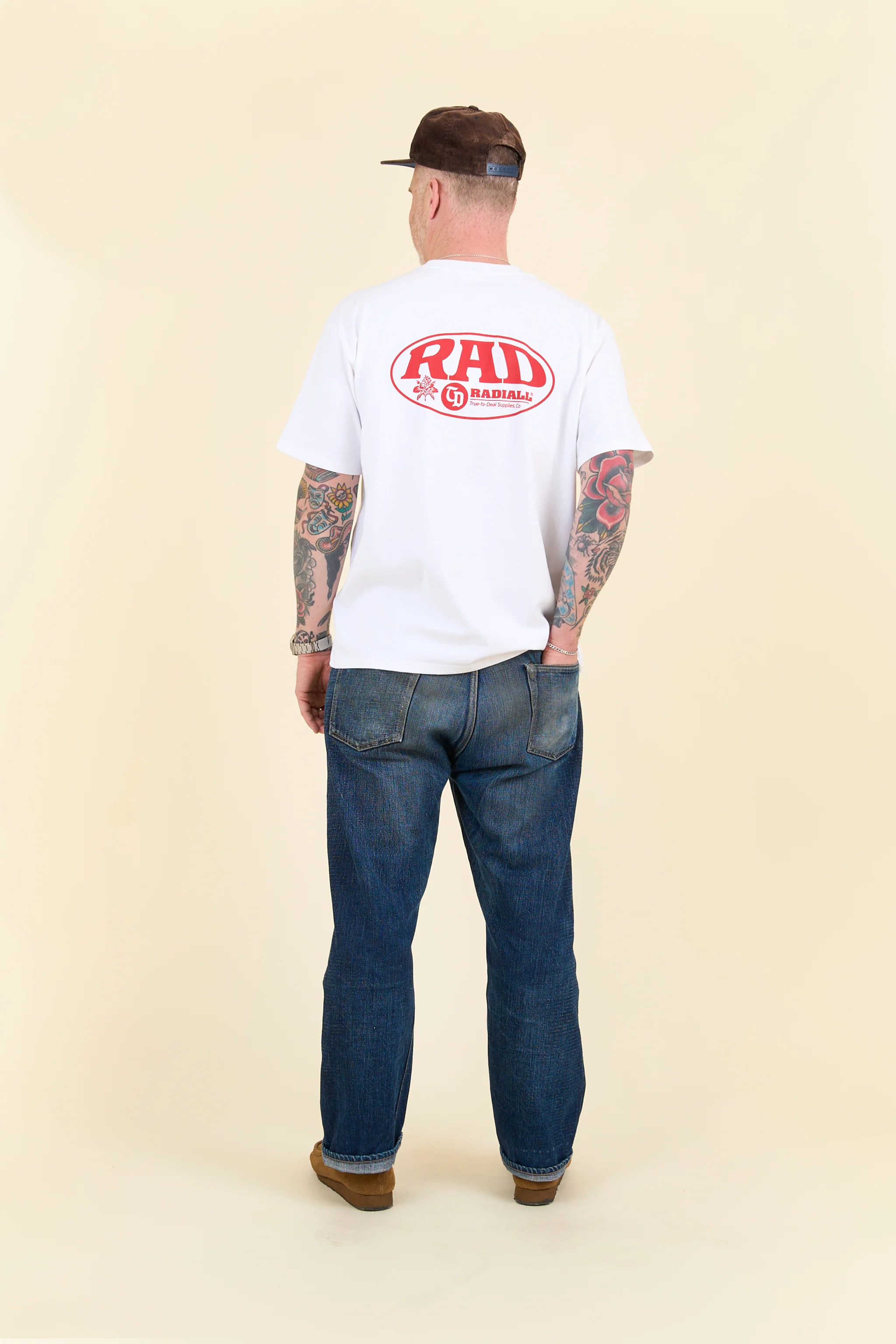 Radiall Label Crew Neck T-Shirt - White - Image 2