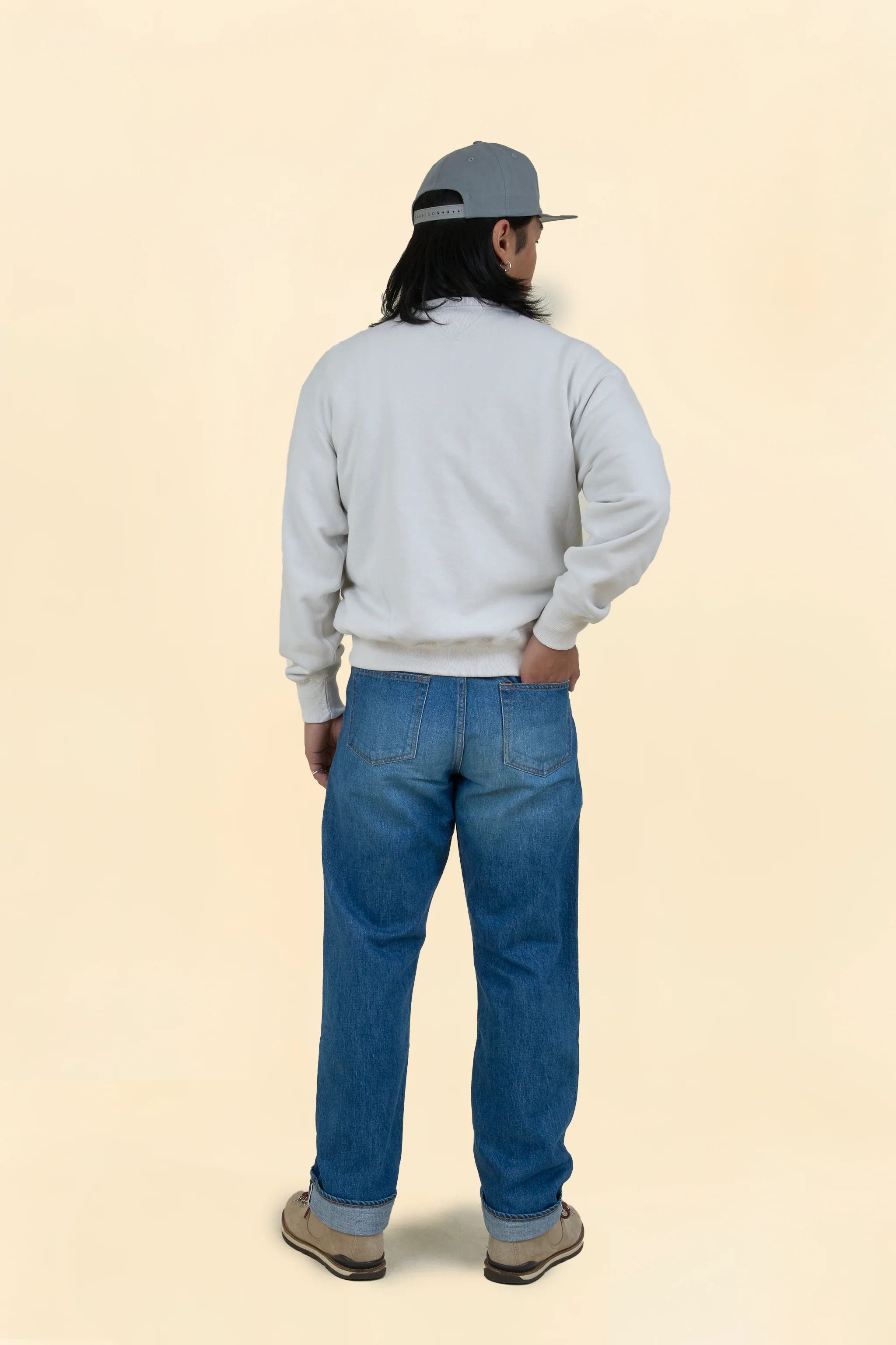 Radiall Sidevalve Loopwheel Sweatshirt - Snow White - Image 5