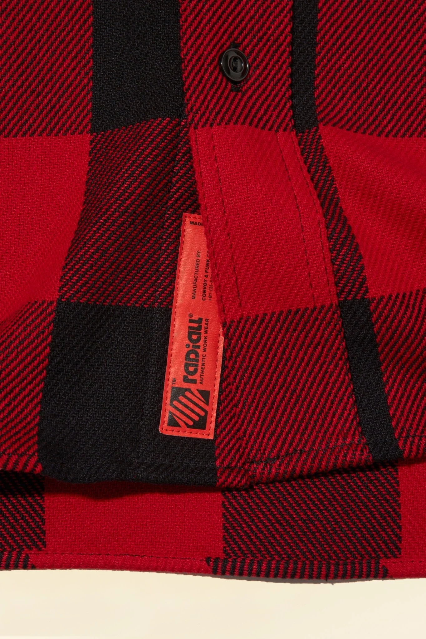 Radiall Tailgate L/S Shirt - Red - Image 5