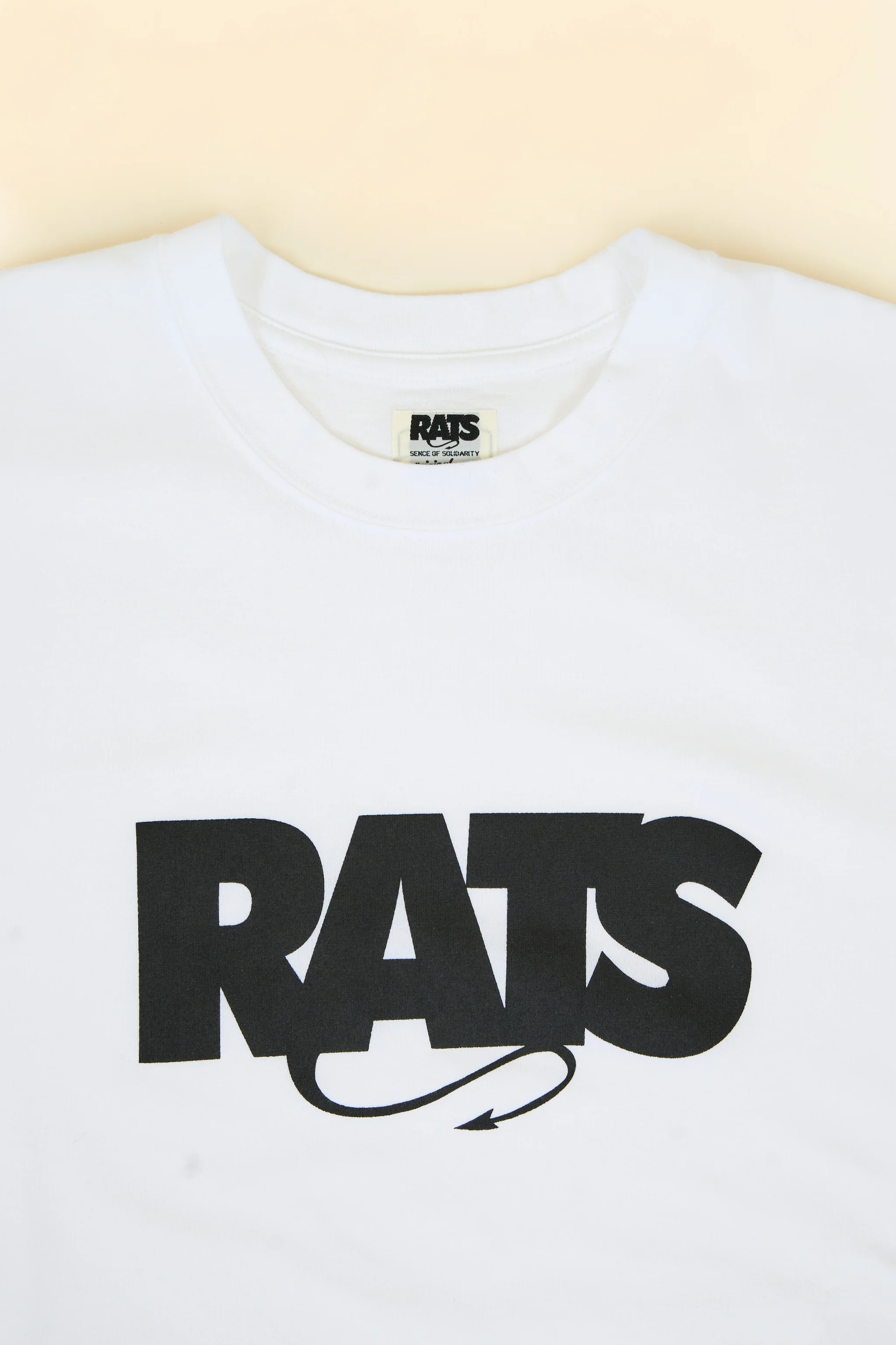 Rats Box Logo T-Shirt - White - Image 5