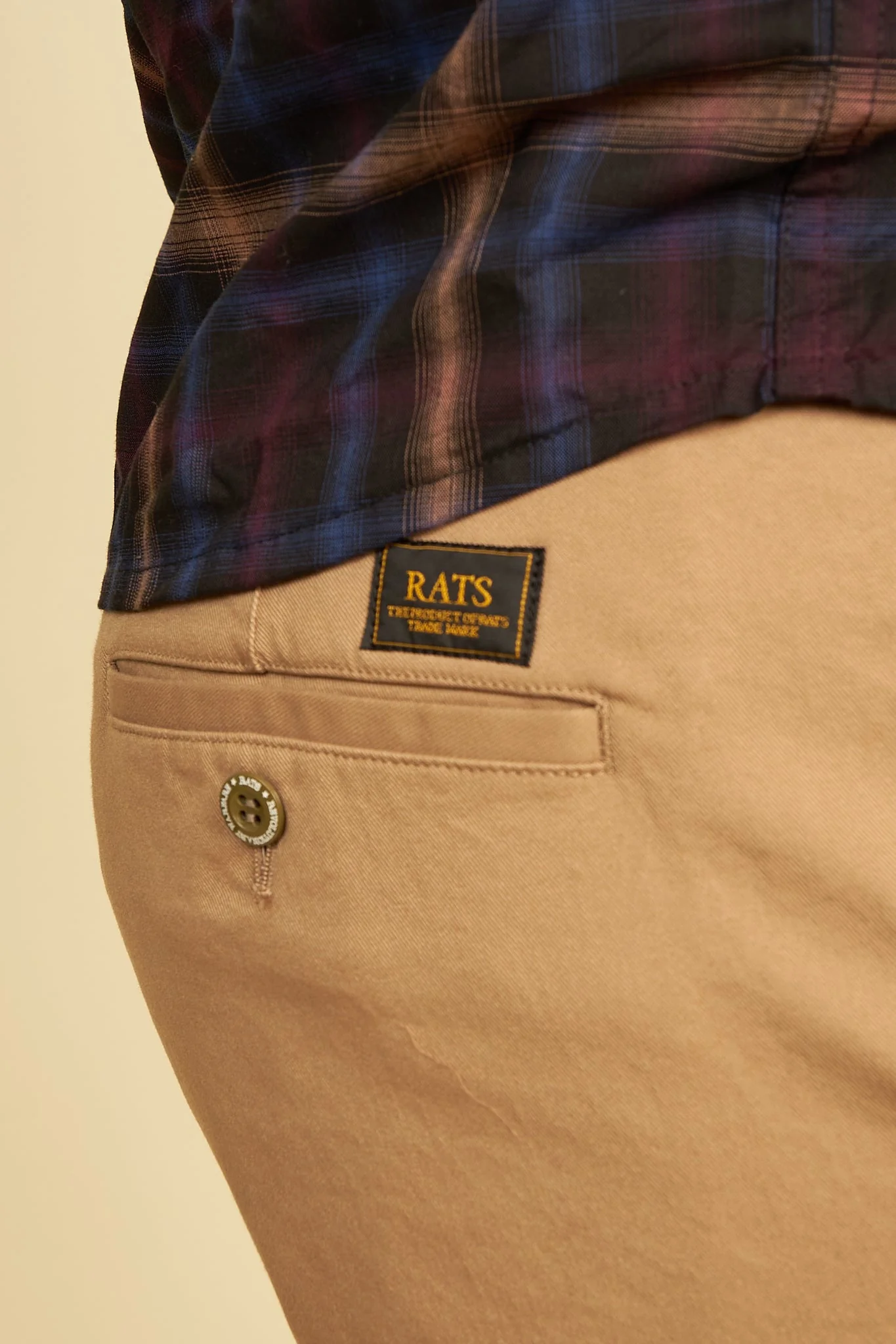 Rats Chino Pants - Camel - Image 7