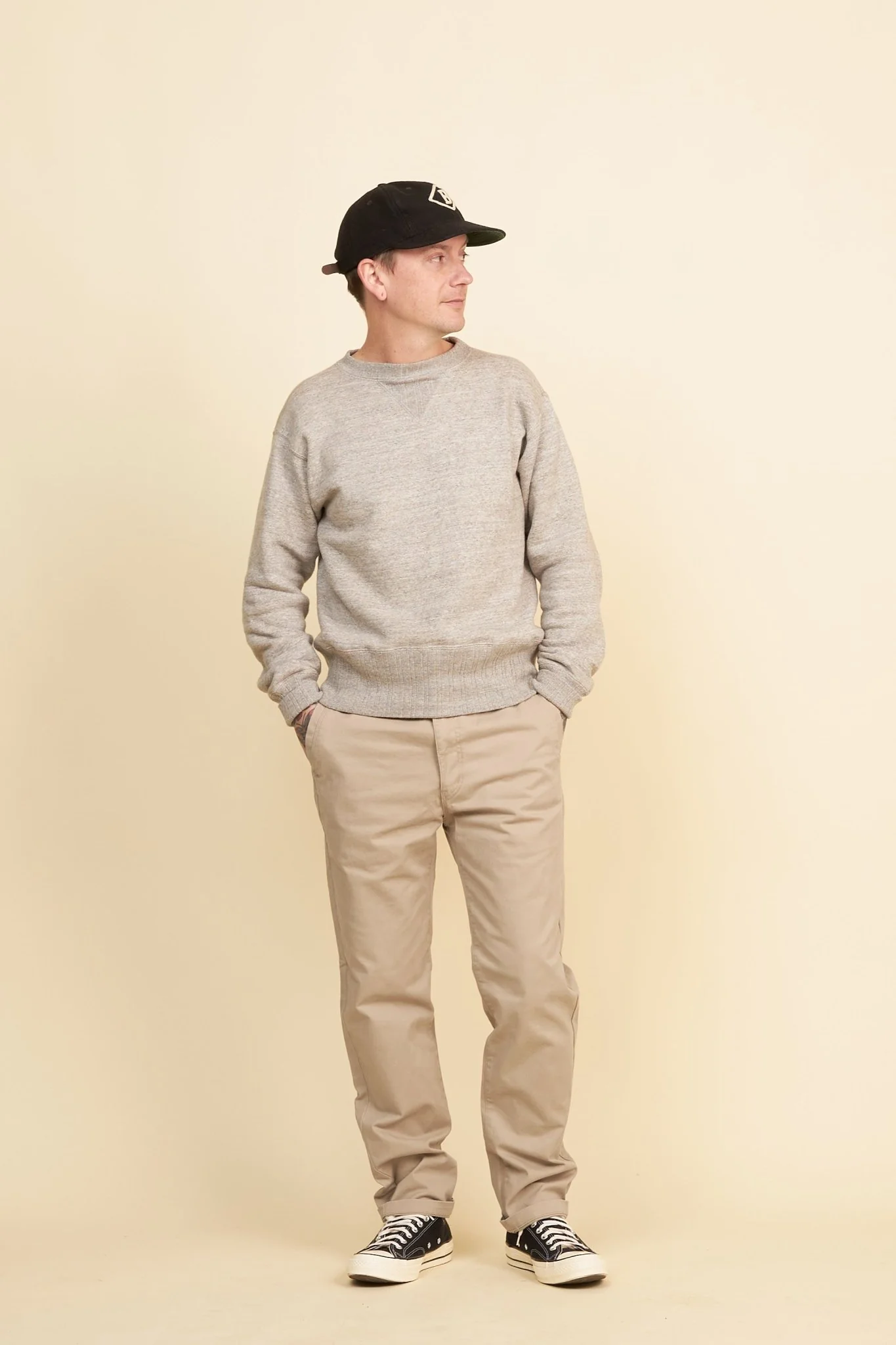 Rats Chino Pants Slim - Beige - Image 4