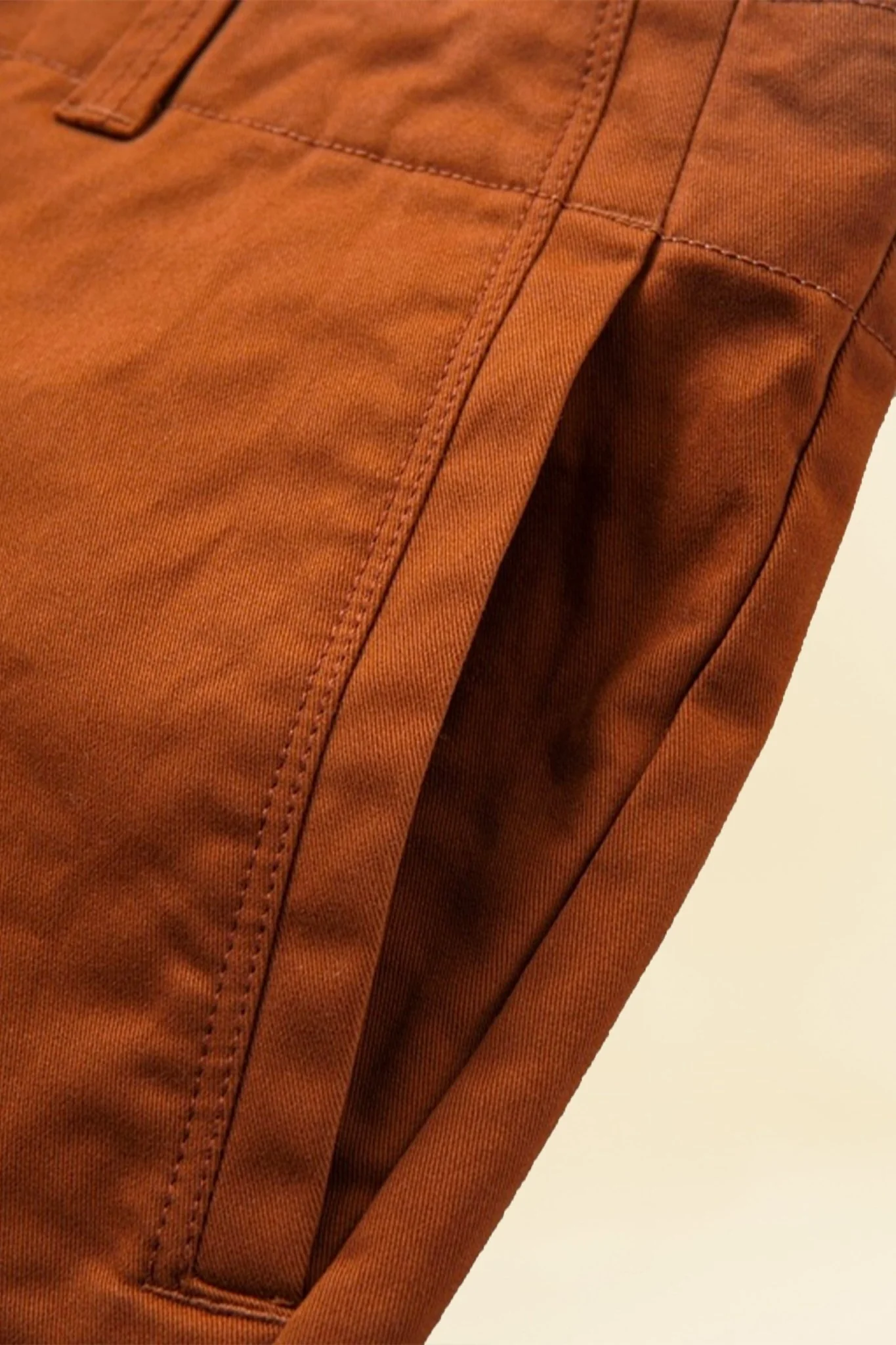 Rats Chino Pants Slim - Brown - Image 5