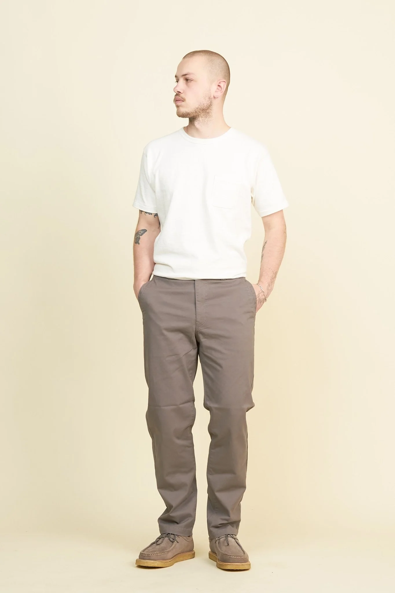 Rats Chino Pants Slim - Grey - Image 2