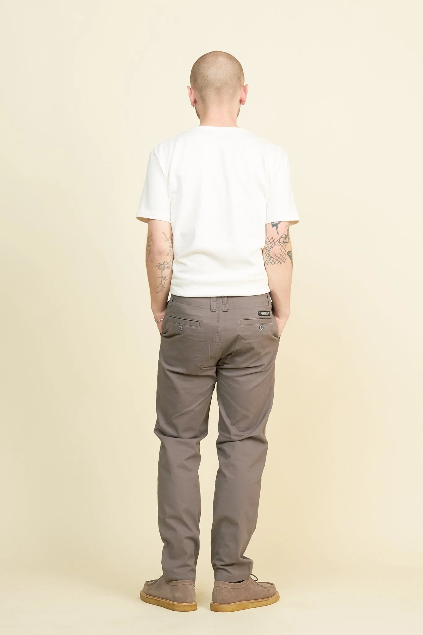 Rats Chino Pants Slim - Grey - Image 4