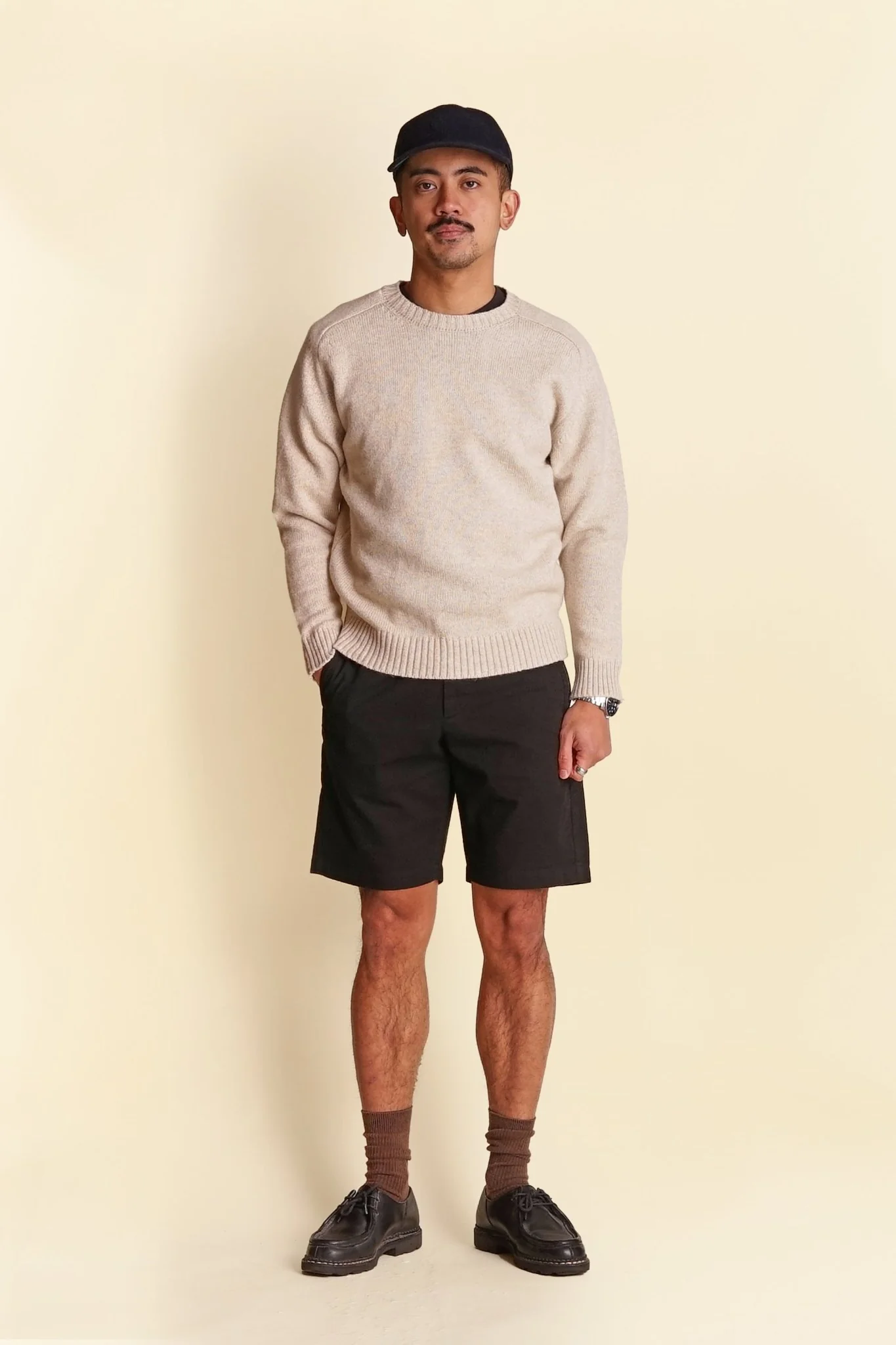Rats Chino Short - Black - Image 2
