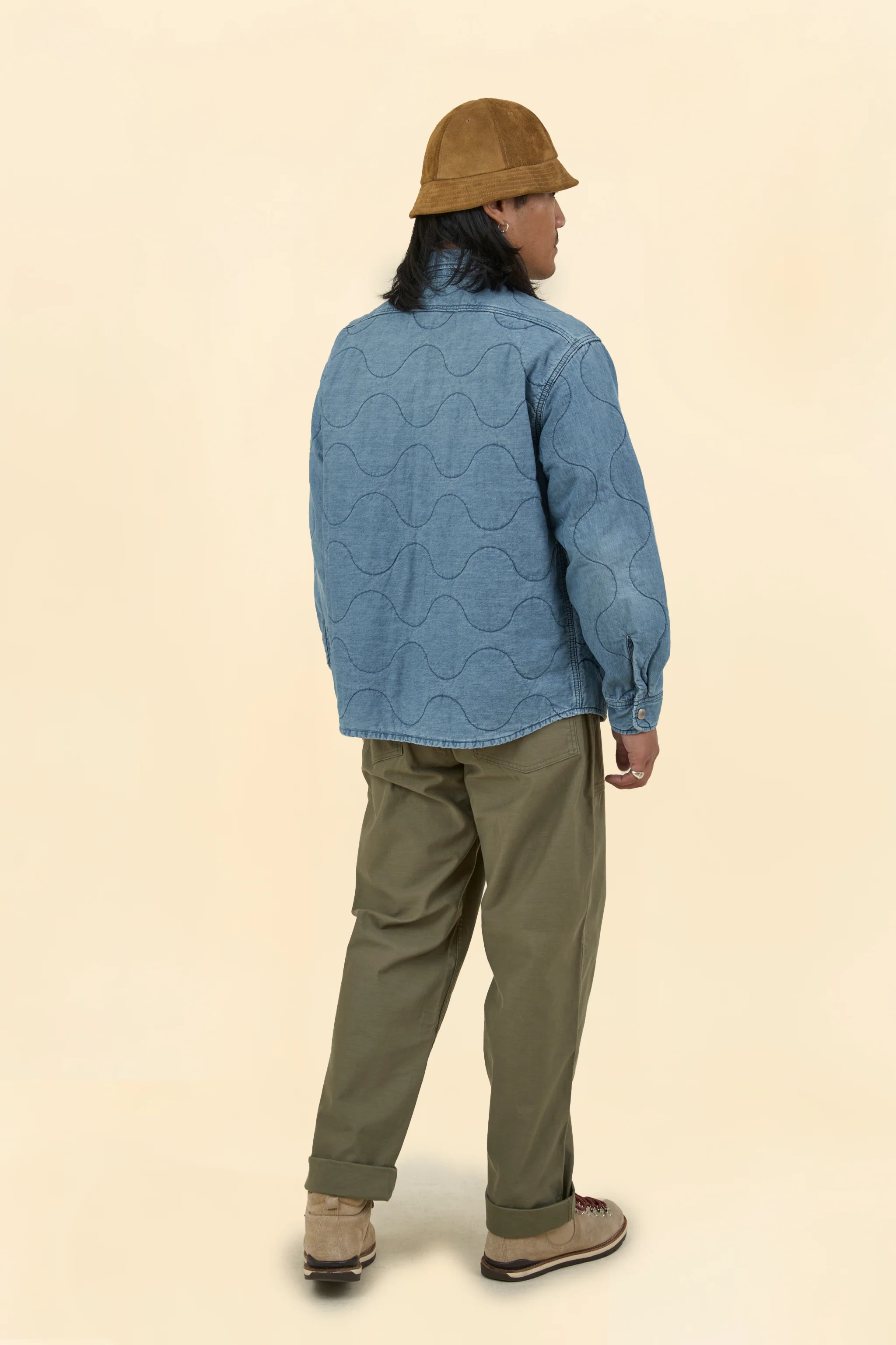 Rats Denim Quilted Shirt Jacket - Image 4