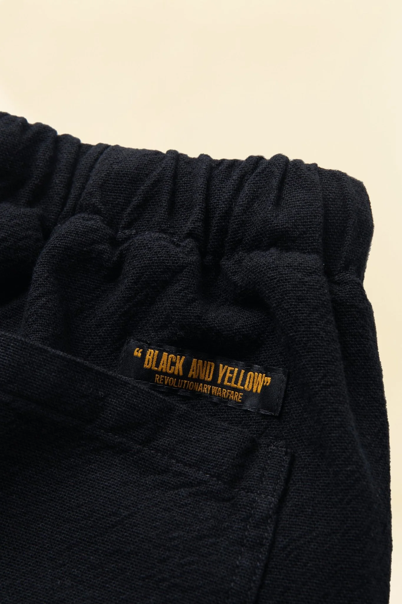 Rats Dobby Easy Pants - Black - Image 5