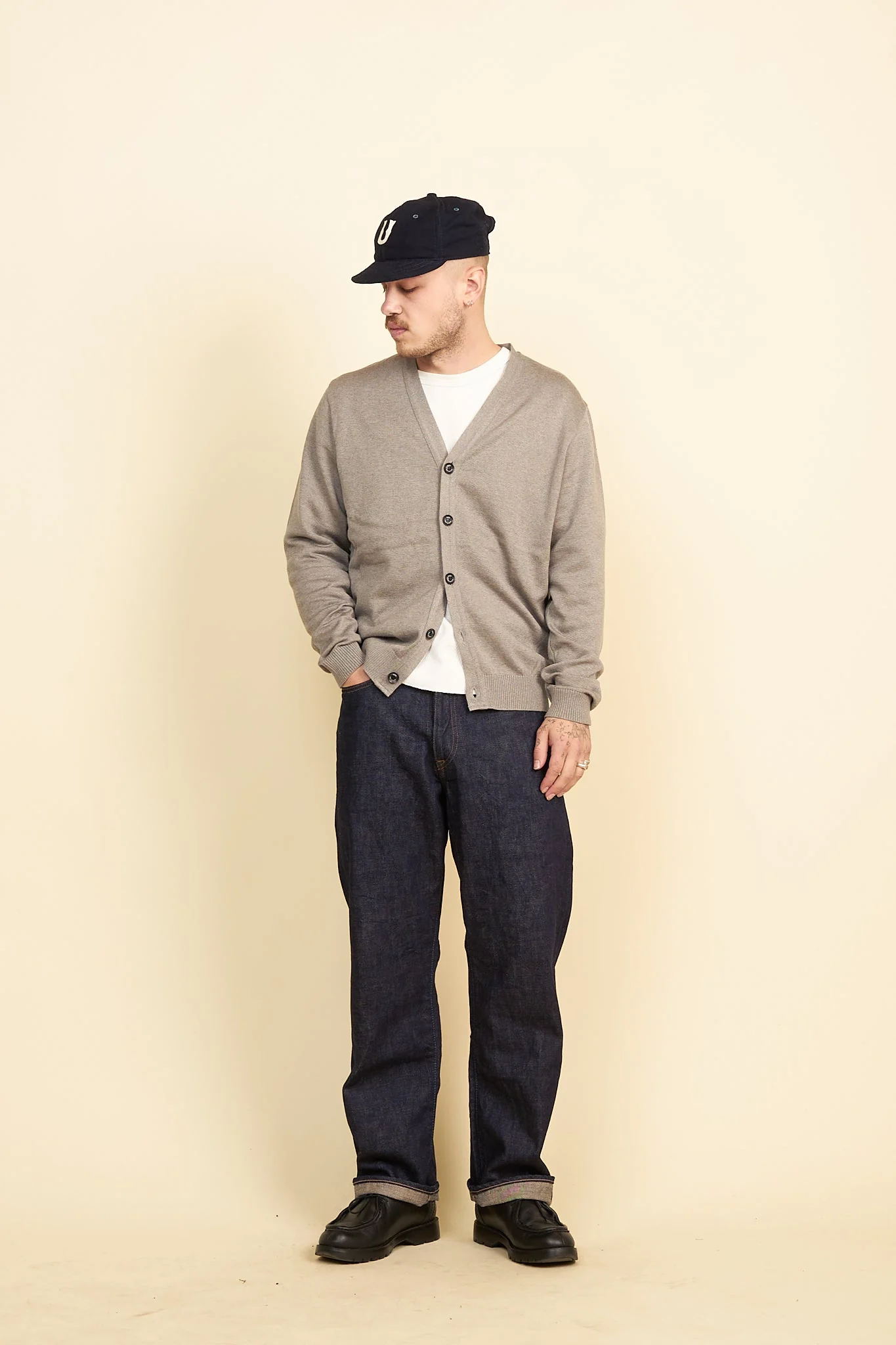 Rats High Gauge Cardigan - Grey - Image 8