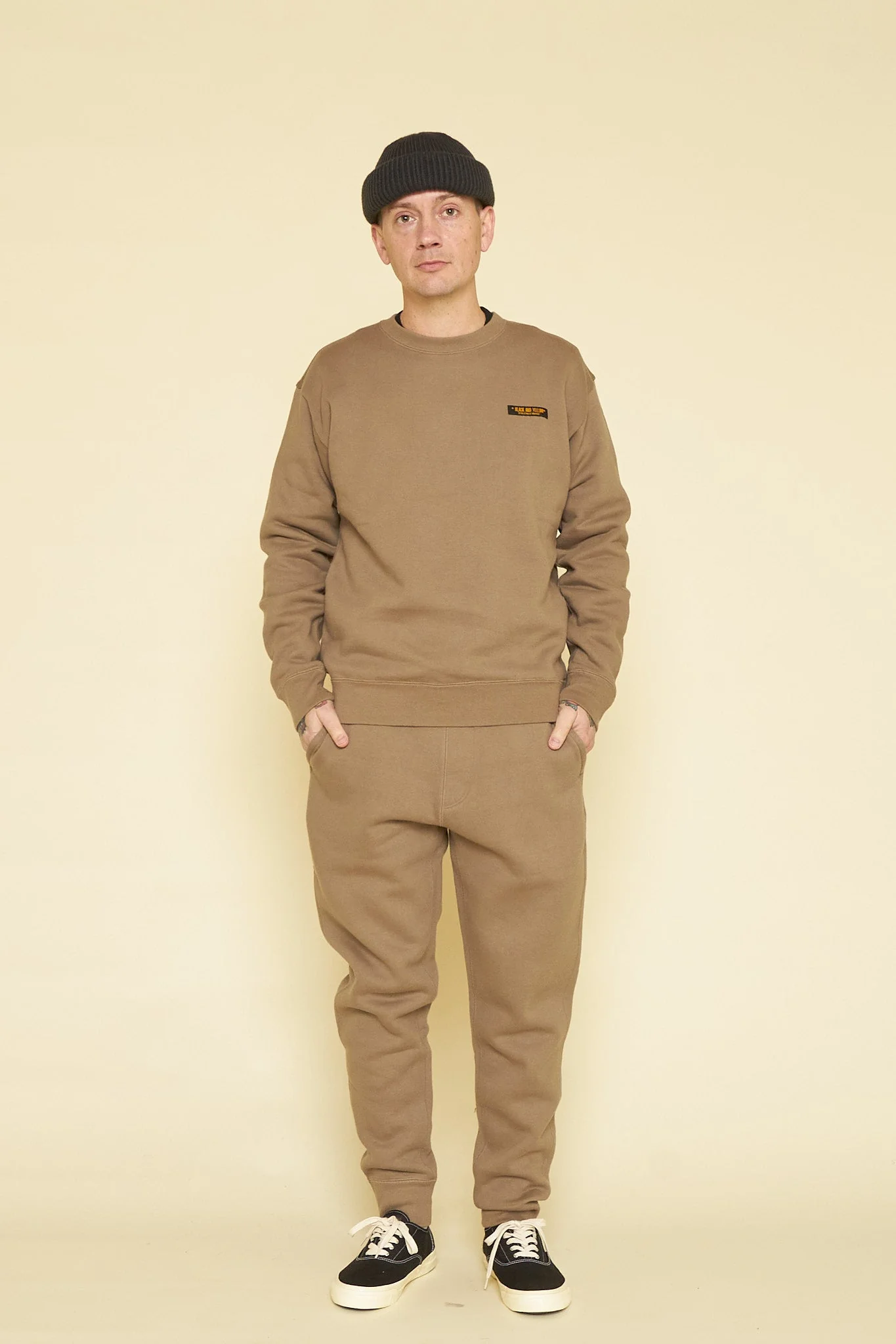 Rats Jogger Sweat Pants - Khaki - Image 2