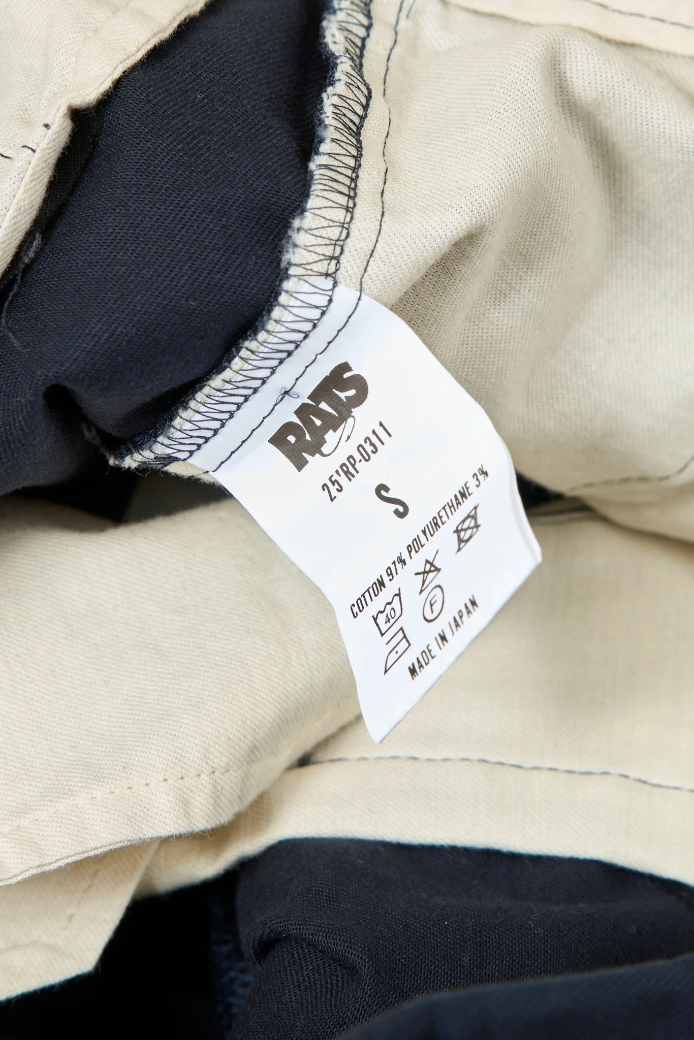 Rats LL Chino Pants - Navy - Image 8