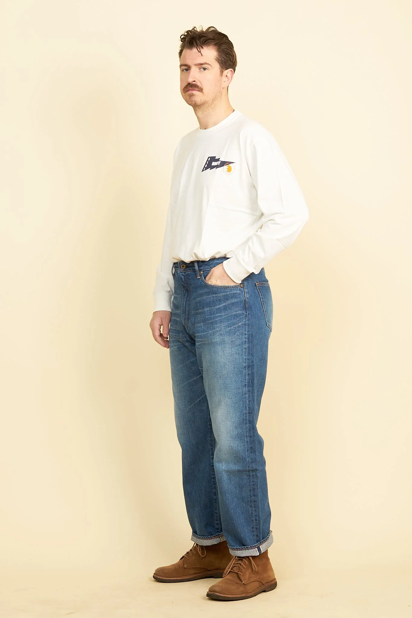 Rats Thunder Flag Long Sleeve T-shirt - White - Image 4