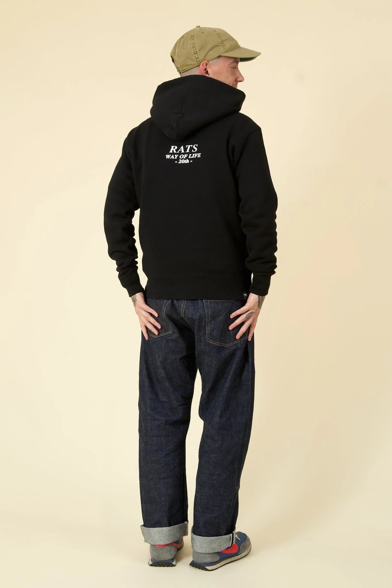 Rats x Neighborhood Hooded Sweatshirt - Black - Image 6