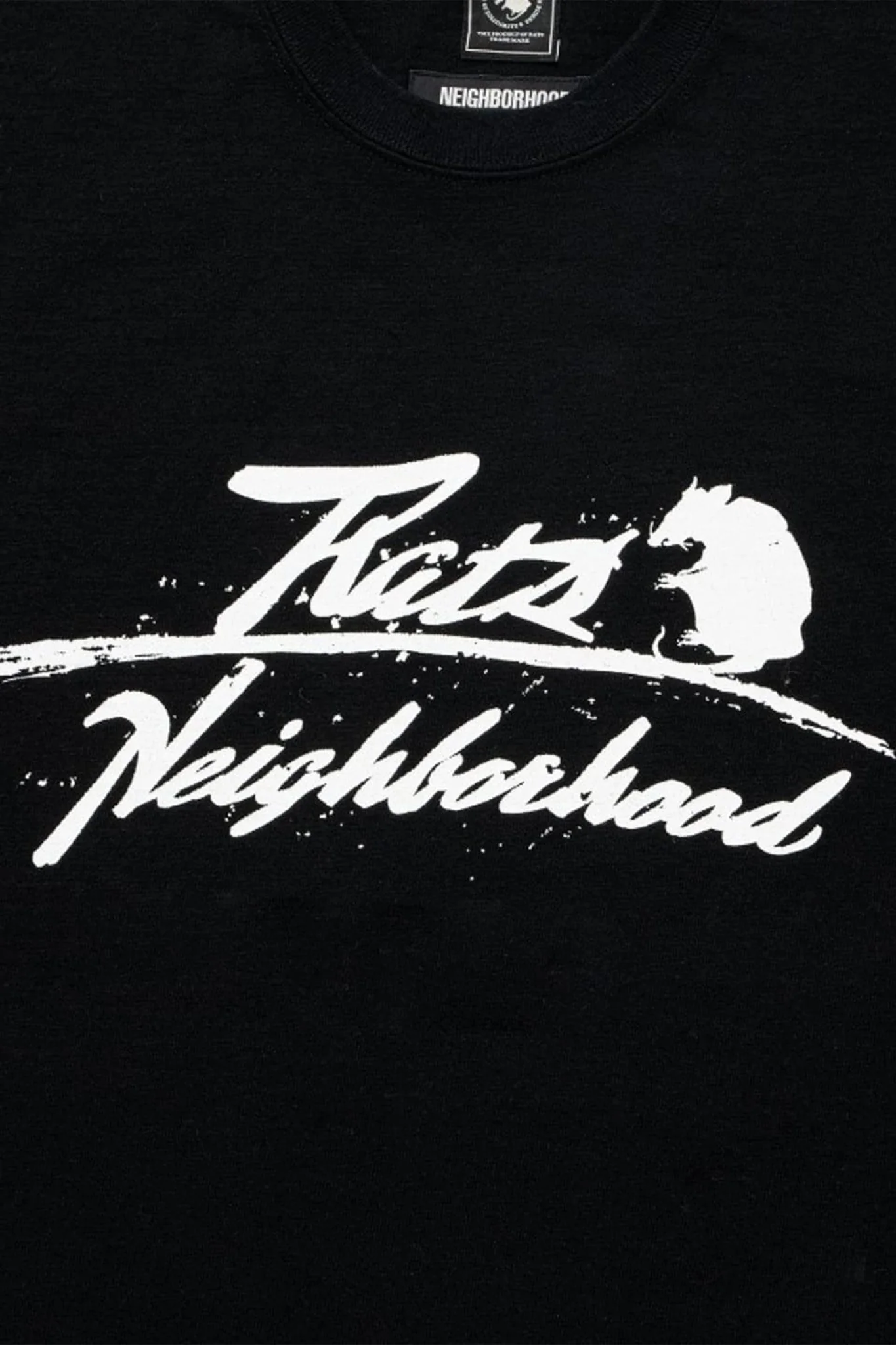 Rats x Neighborhood T-Shirt - Black - Image 3