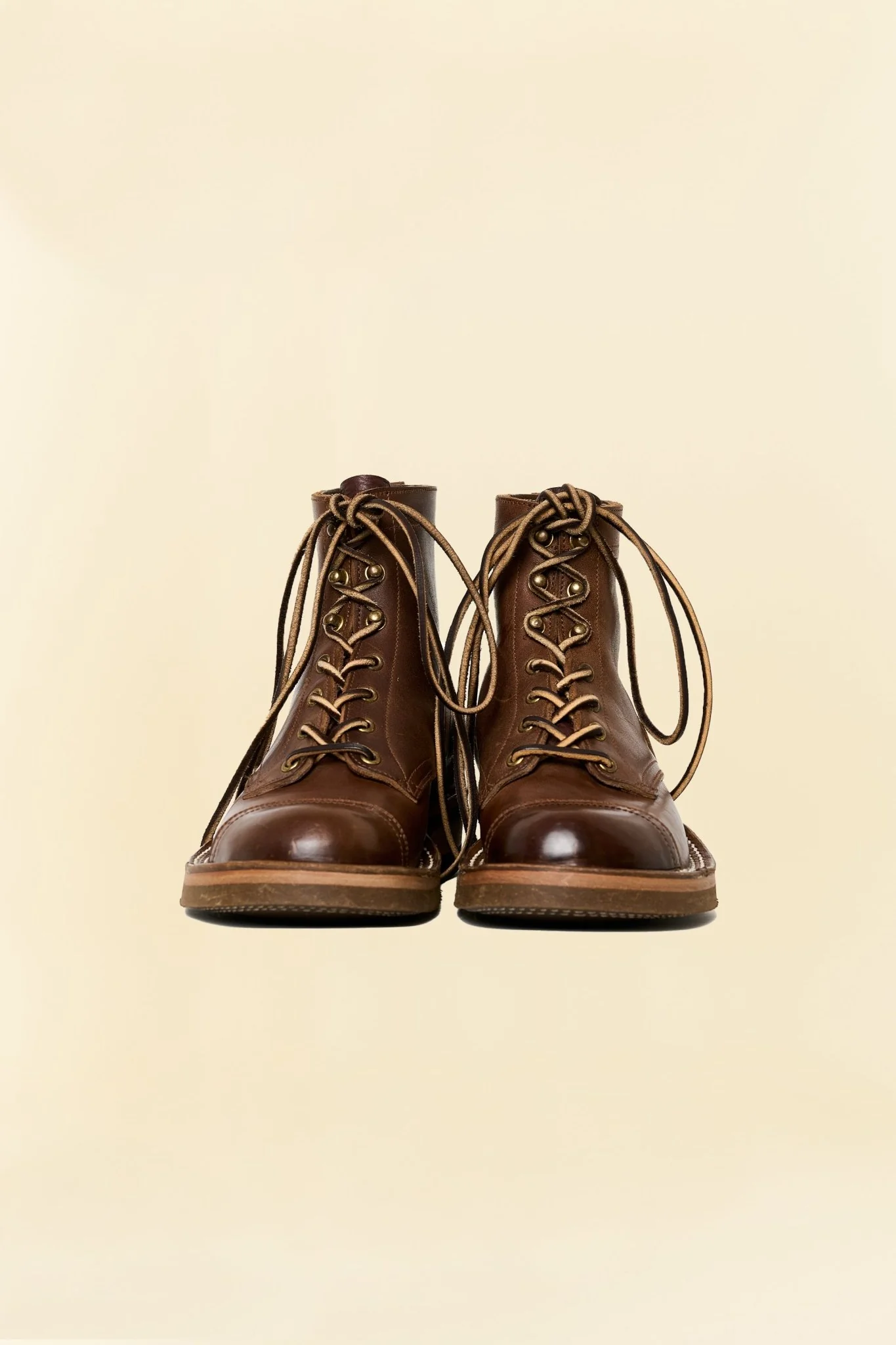 Rolling Dub Trio ROOTS 6" Toe Cap - Brown Horsebutt - Image 2
