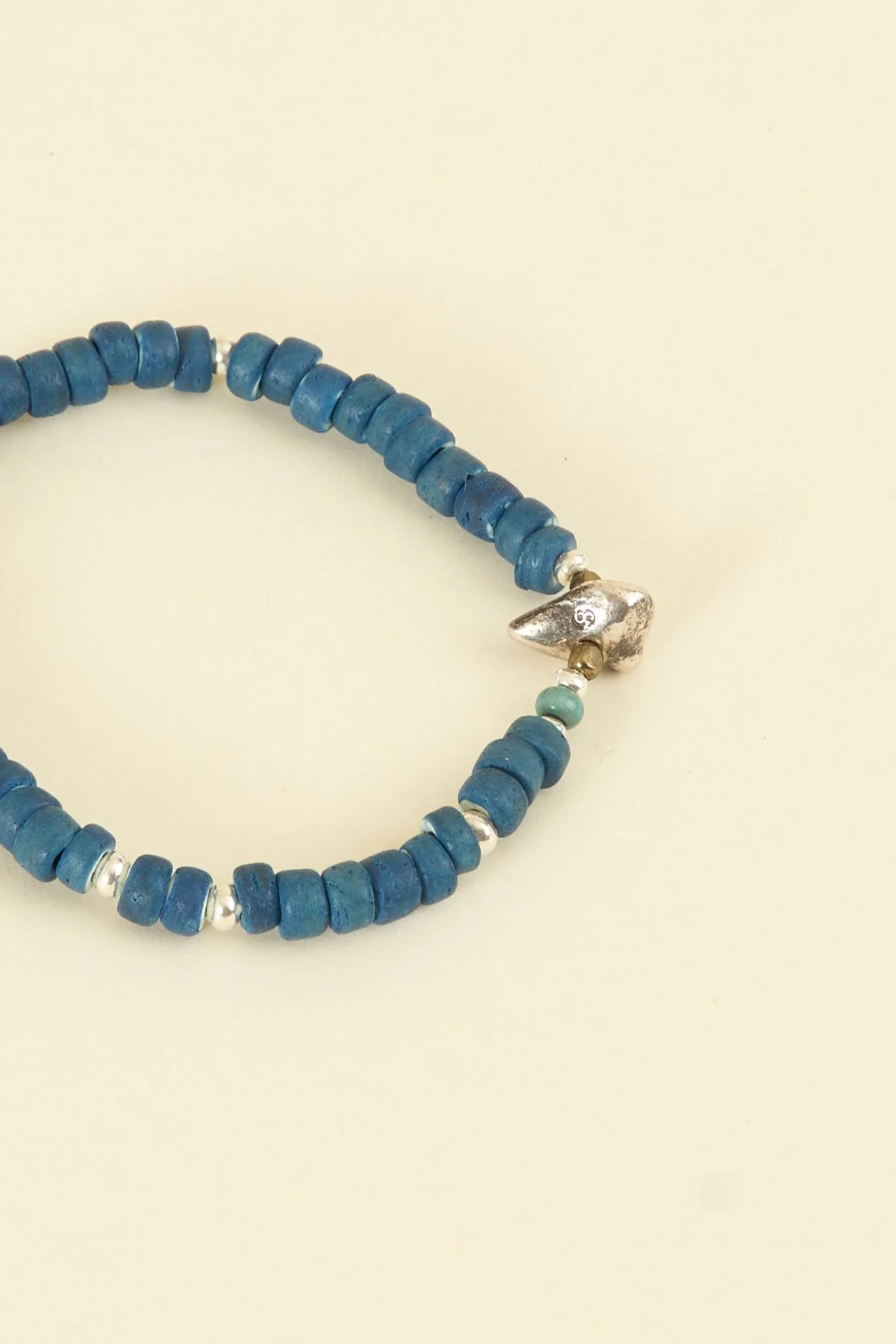 SunKu Indigo Dye Medium Beads Bracelet - Image 2