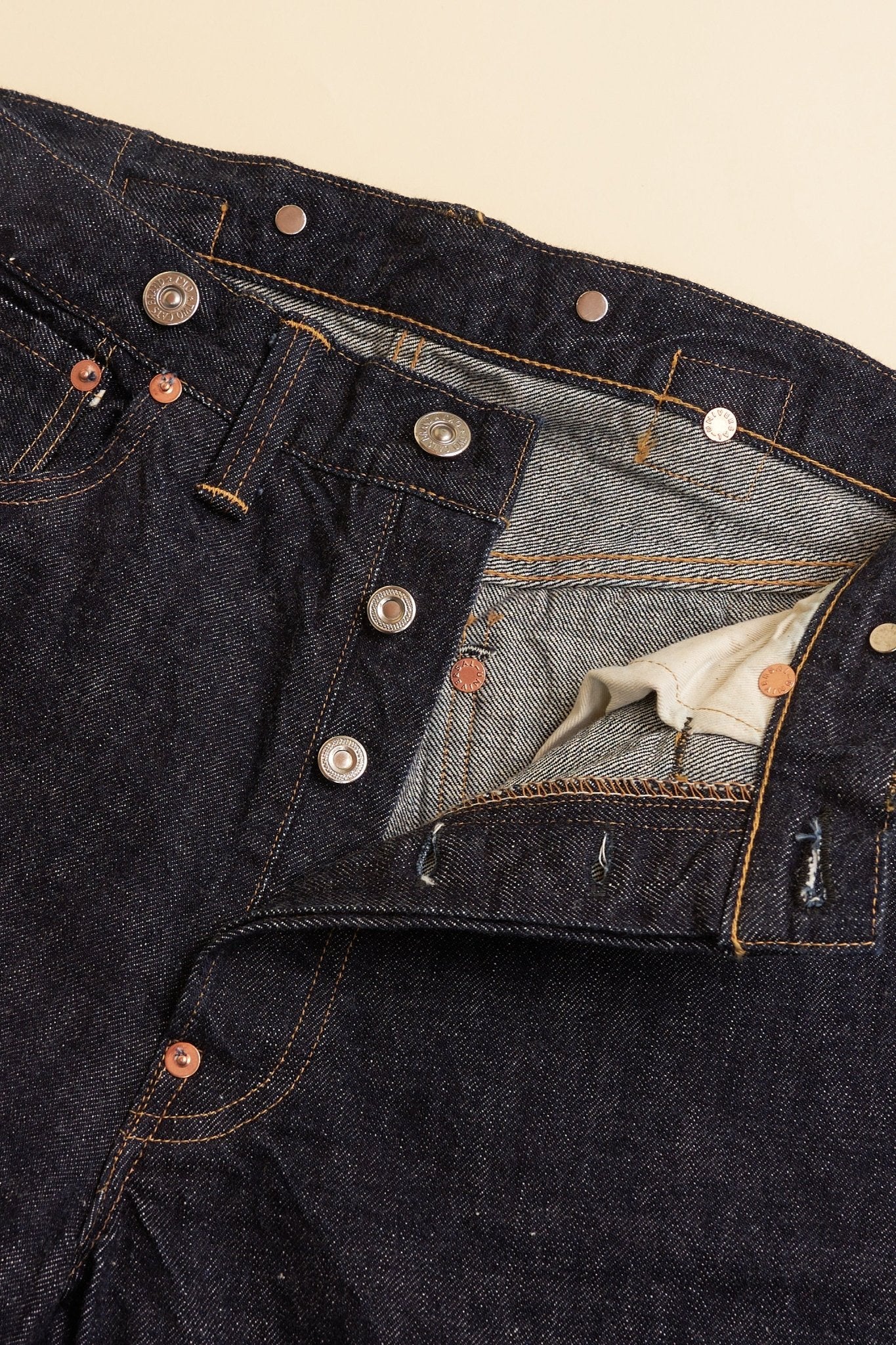 TCB Jeans 20's Straight Selvedge Denim - 12.5oz - Image 7